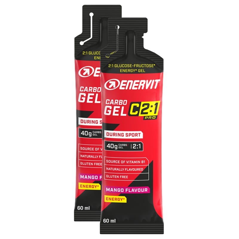 Gel energetic Enervit Sport Carbo Gel C2:1PRO - 2 x 60 ml - Mango