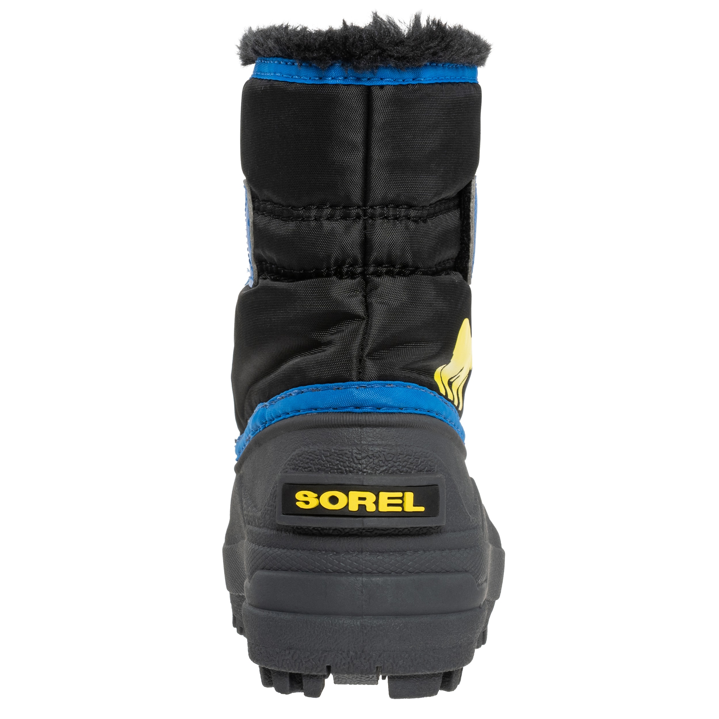 Încălțăminte de zăpadă pentru copii Sorel Snow Commander Boot - Black/Super Blue