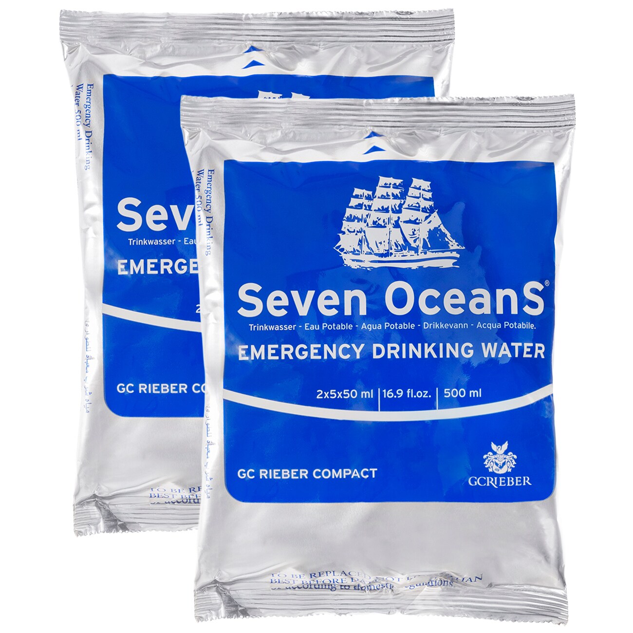 Apă potabilă Seven Oceans Emergency Water - 2 x 500 ml