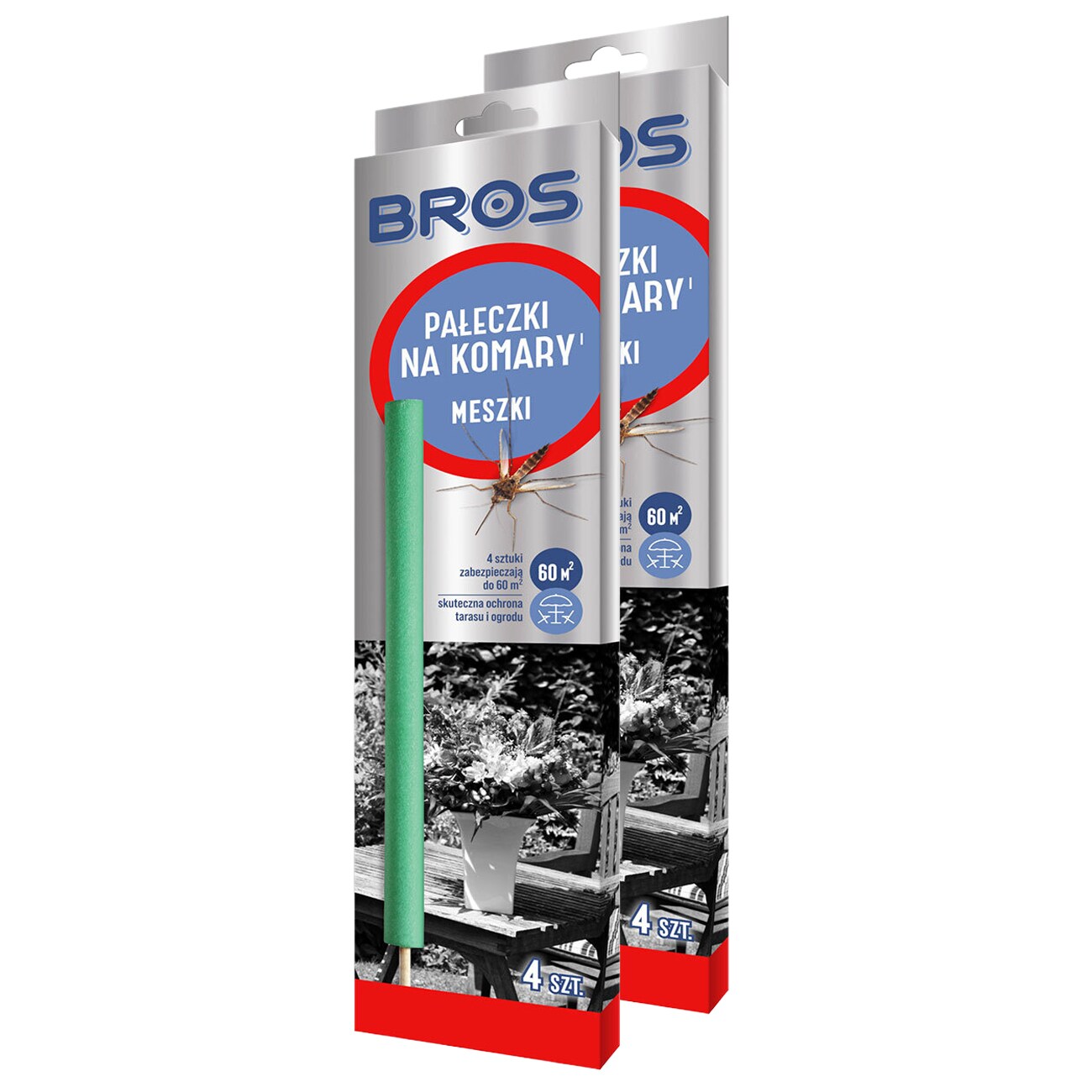 Bastoane Bros împotriva țânțarilor - 2 x 4 buc.