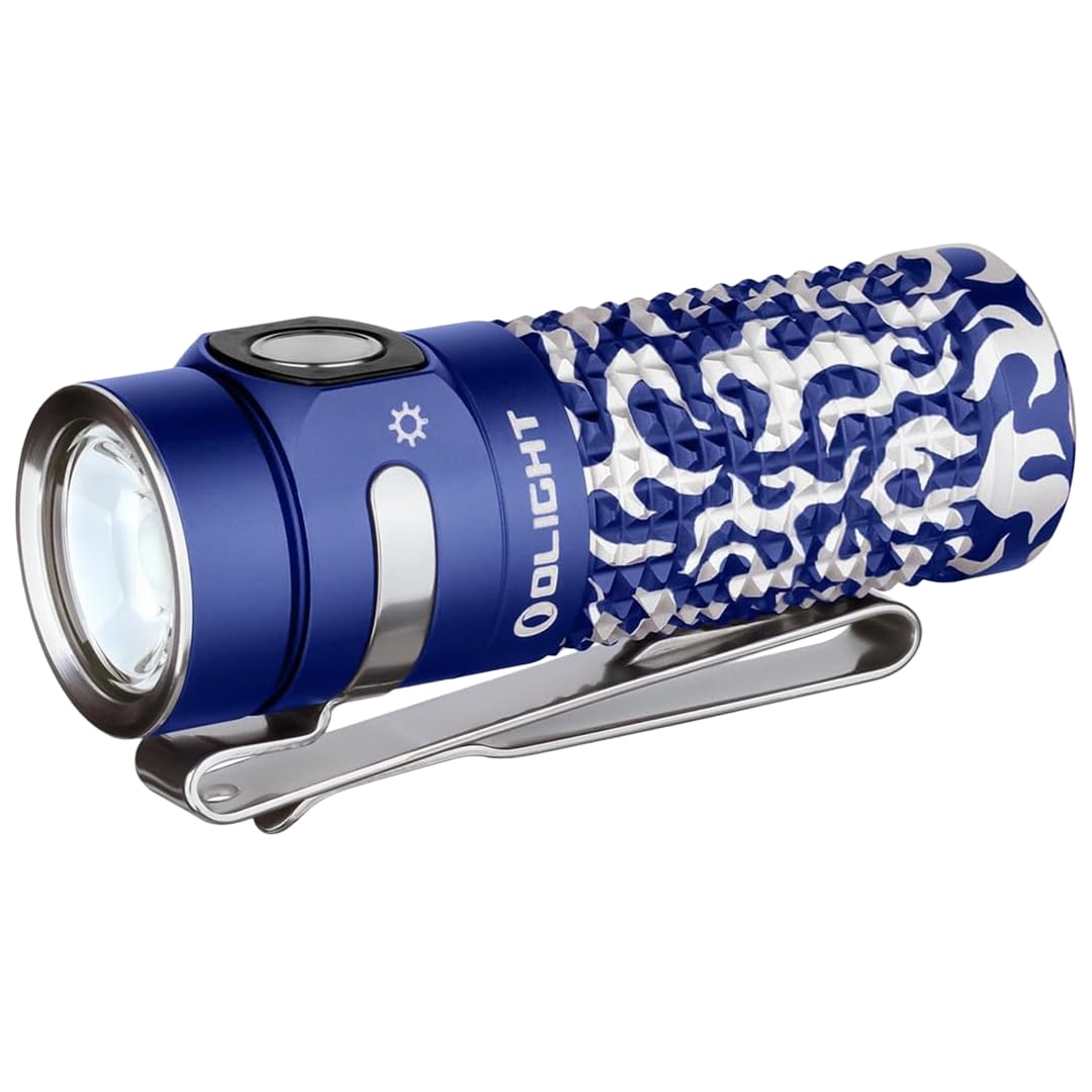 Lanternă reîncărcabilă Olight Baton 4 Blue Phantom - 1300 lumeni
