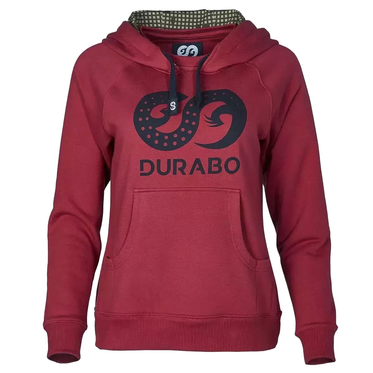 Hanorac de damă Durabo Super Hoodie - Beetroot Red
