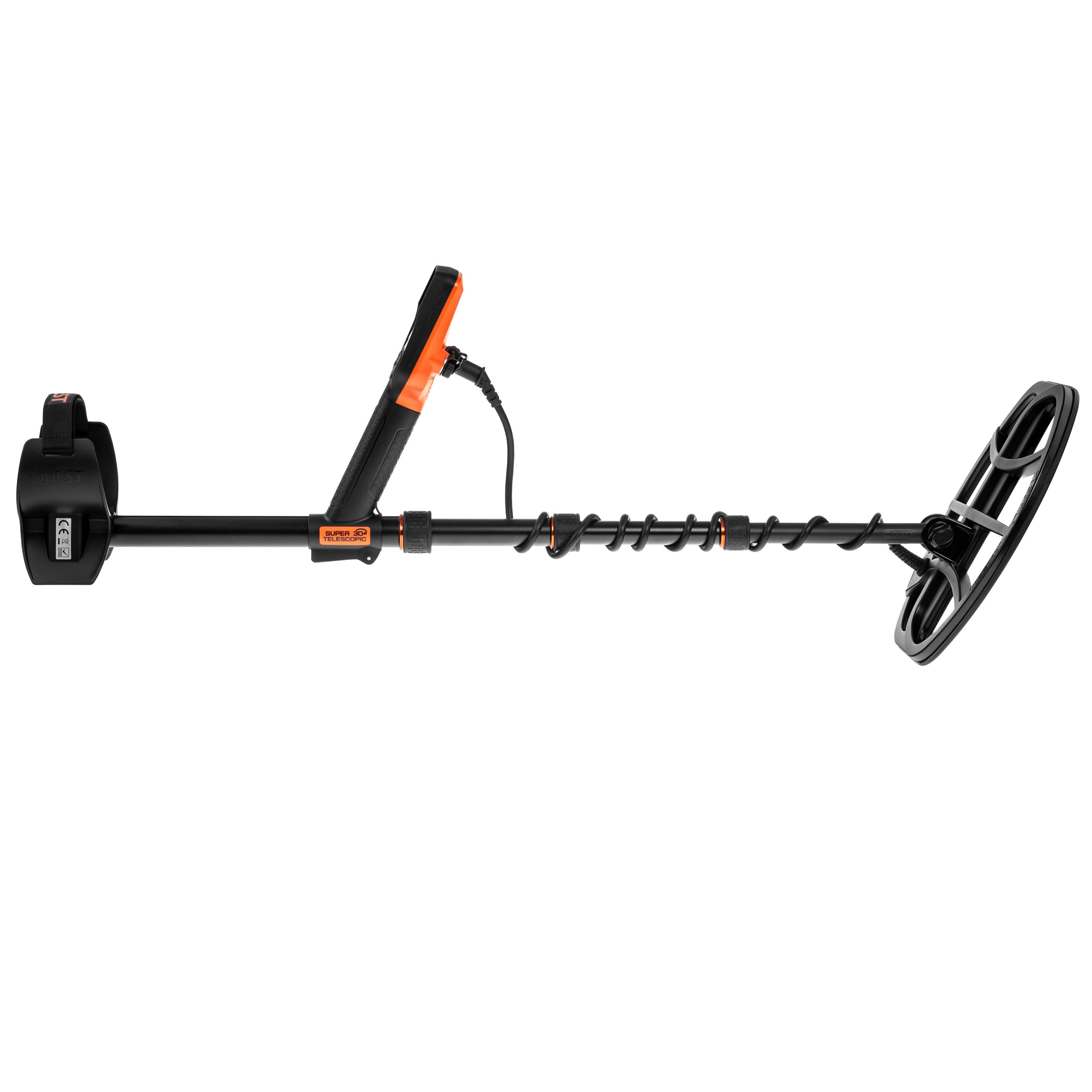 Detector de metale Quest X10 IDMaxX + Căști fără fir + Xpointer Land Orange - set
