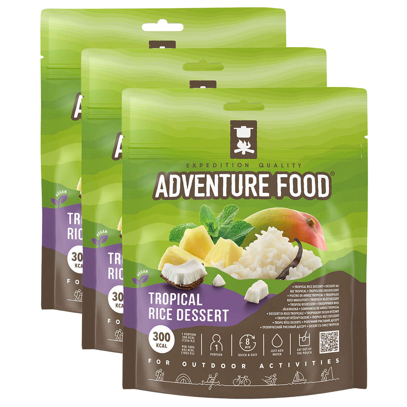 Alimente liofilizate Adventure Food Desert tropical cu orez 67 g – 3 buc.