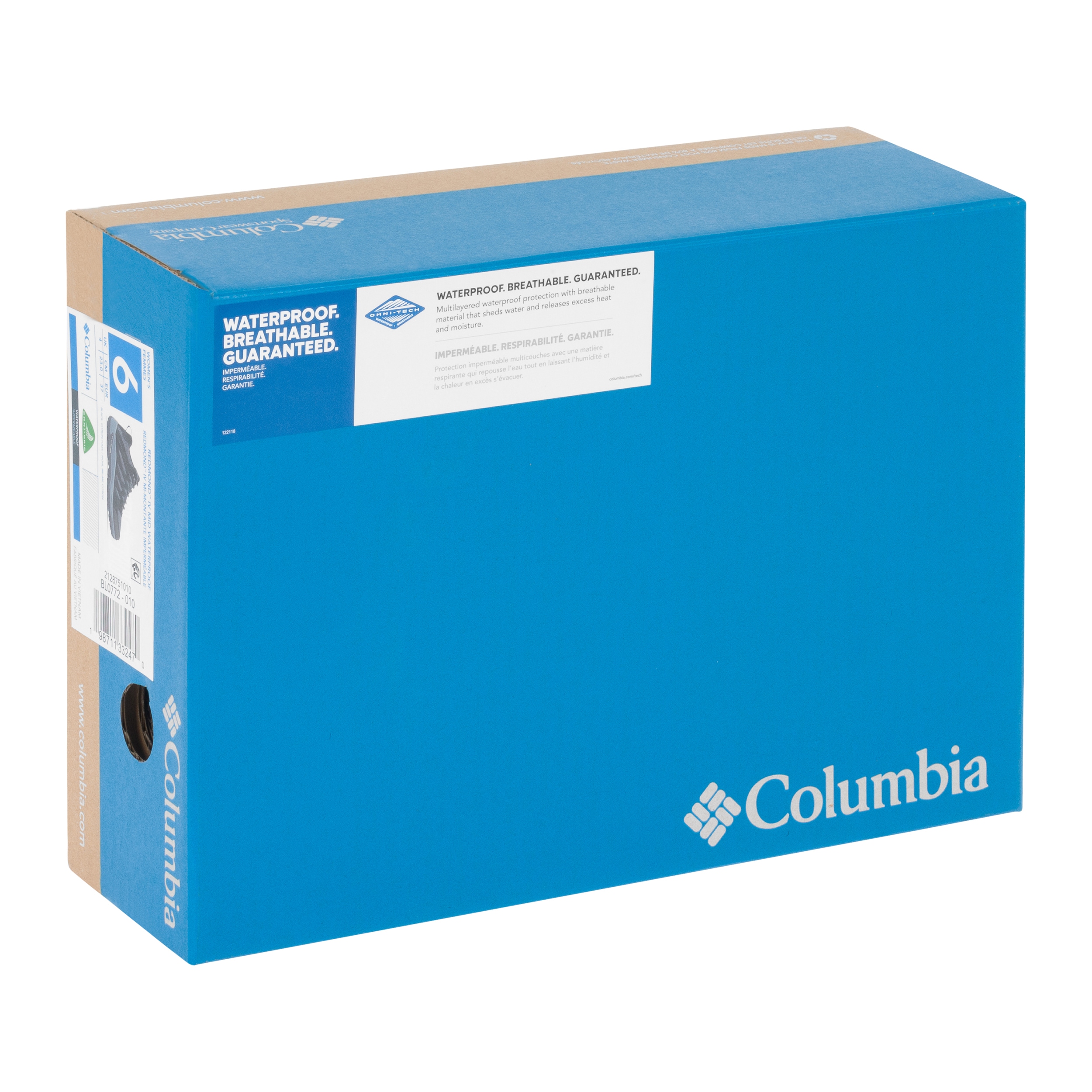 Încălțăminte de damă Columbia Redmond IV Waterproof - Black/Citron Haze