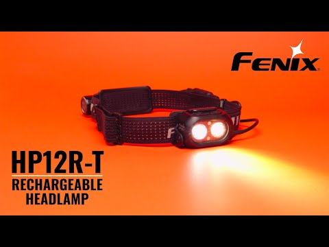 Lanternă frontală Fenix HP12R-T Black - 1300 lumeni