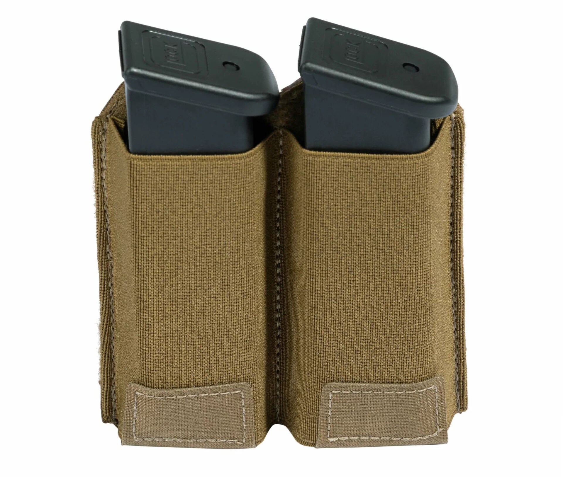 Husă Lindnerhof Magazine Pouch Double MX023-2 pentru încărcătoare 9 mm - Coyote