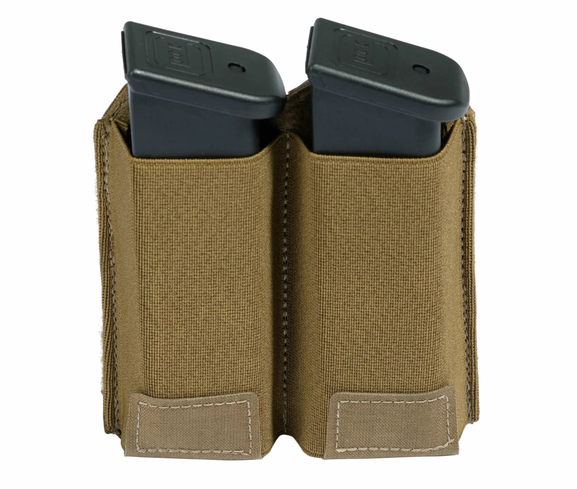 Husă Lindnerhof Magazine Pouch Double MX023-2 pentru încărcătoare 9 mm - Coyote
