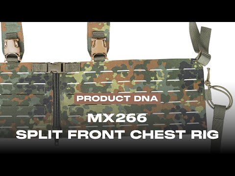 Vestă tactică Lindnerhof Splint Front Chest Rig MX266 - Black