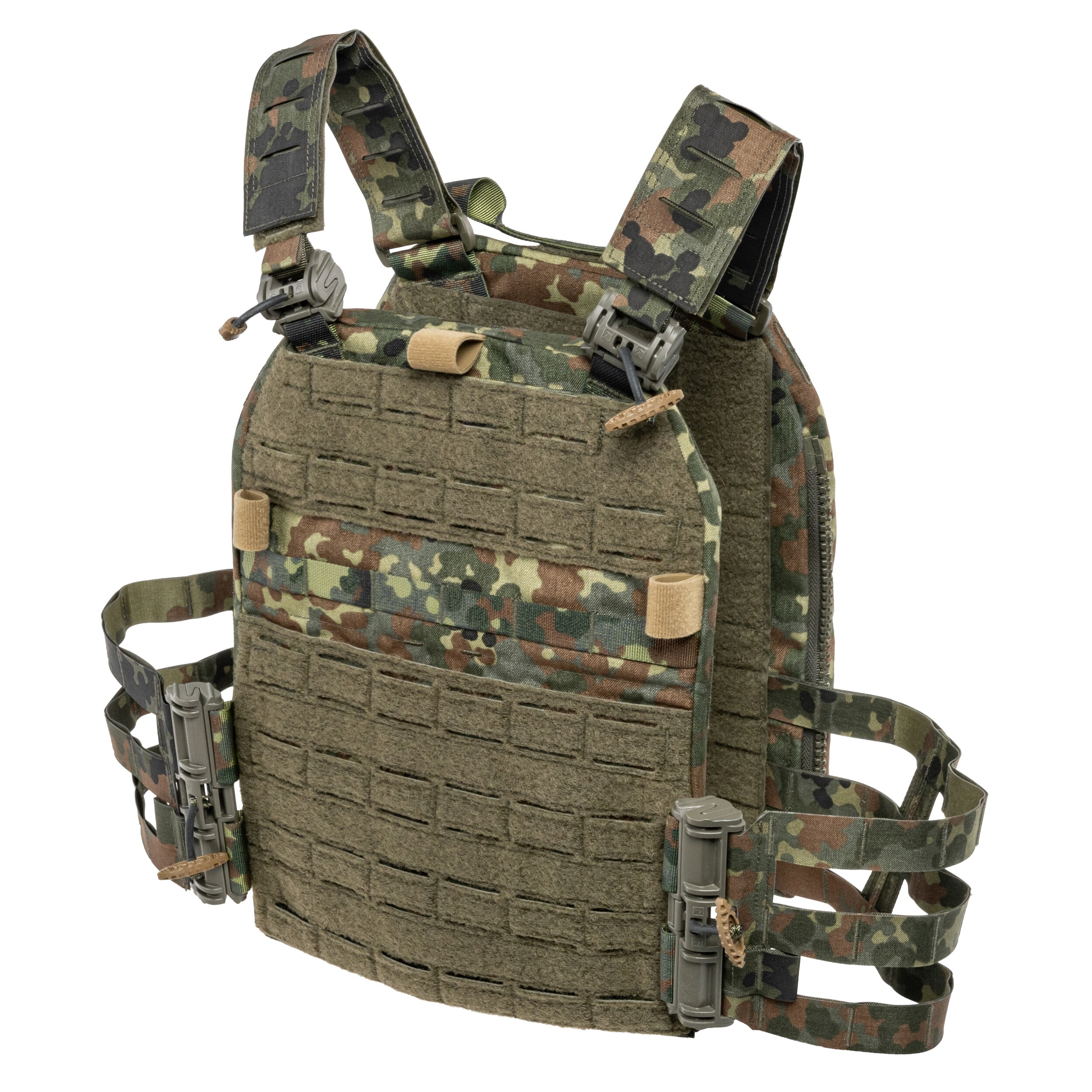 Vestă tactică Lindnerhof Plate Carrier LT042/2 - Flecktarn