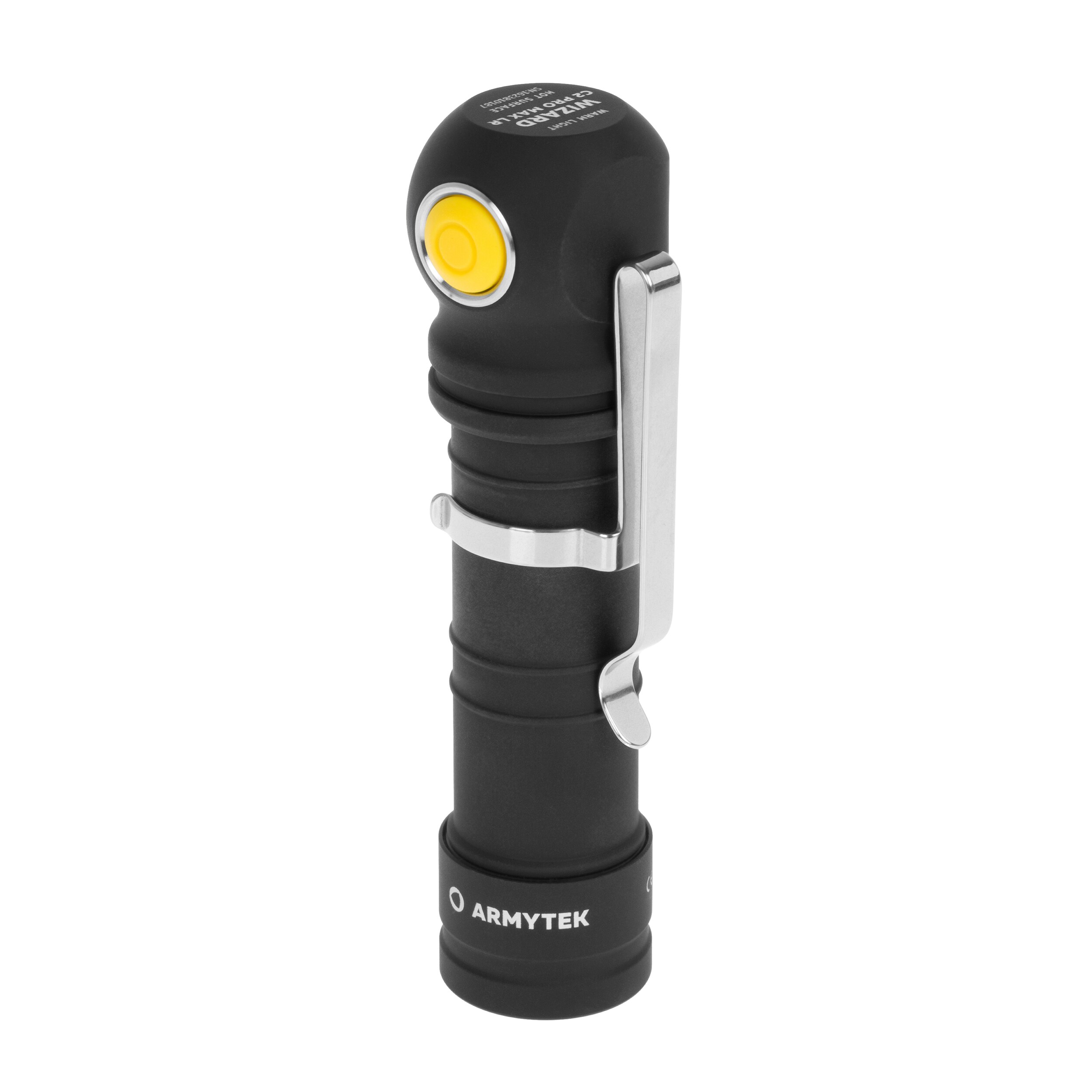 Lanternă frontală și unghiulară Armytek Wizard C2 Pro MAX LR Warm PCB - 3870 lumeni