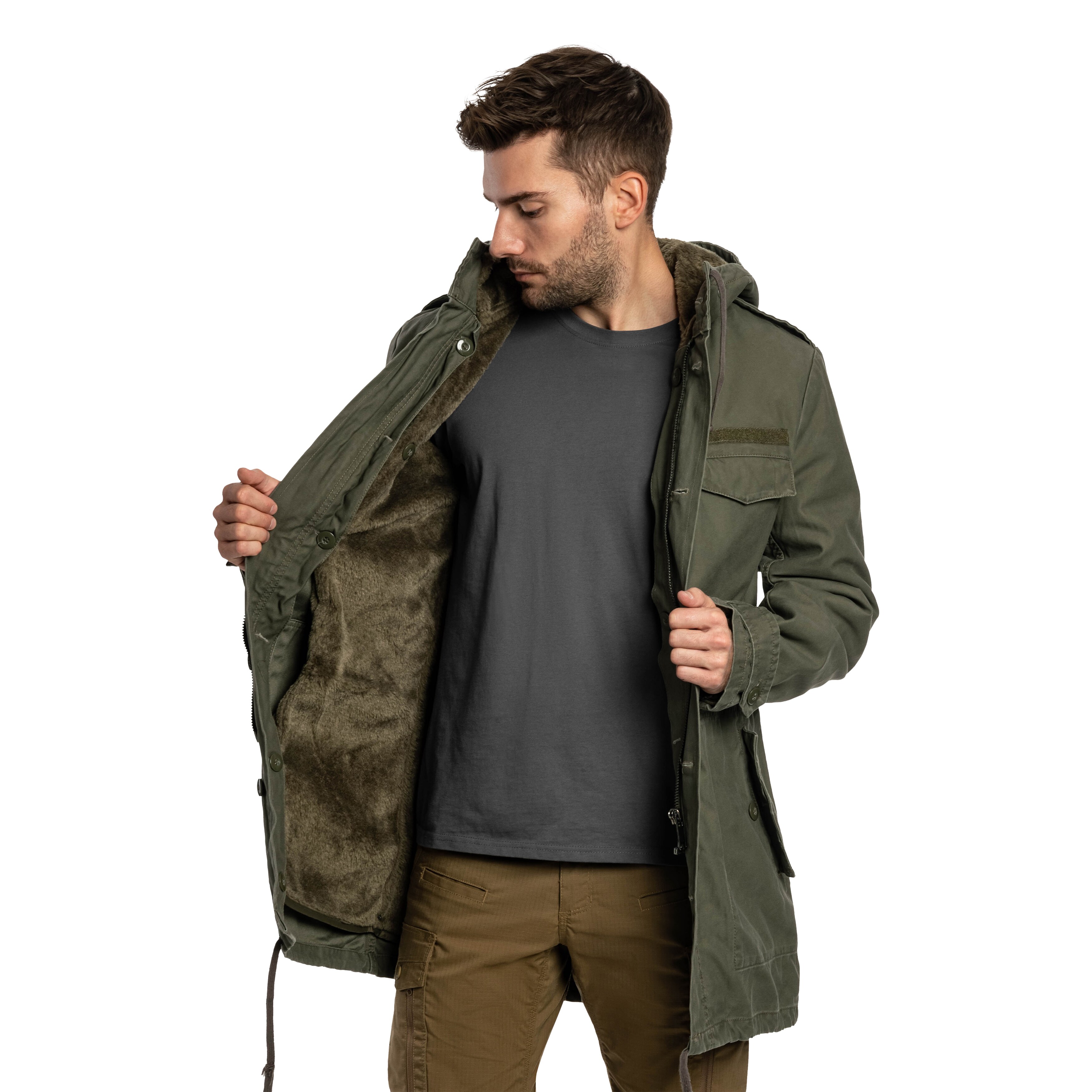 Geacă Brandit BW Parka Heavy - Olive