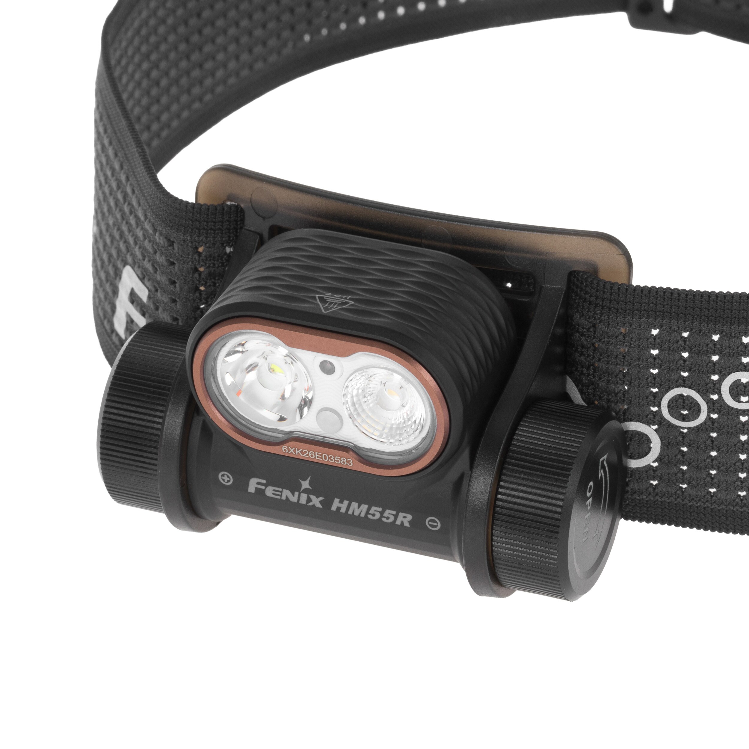 Lanternă frontală Fenix HM55R Black - 1200 lumeni