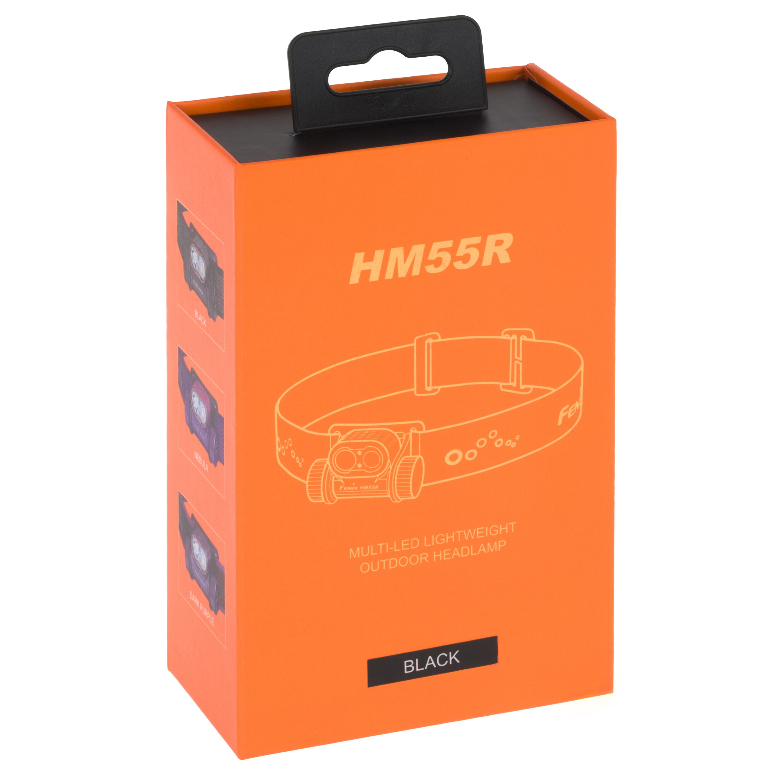 Lanternă frontală Fenix HM55R Black - 1200 lumeni