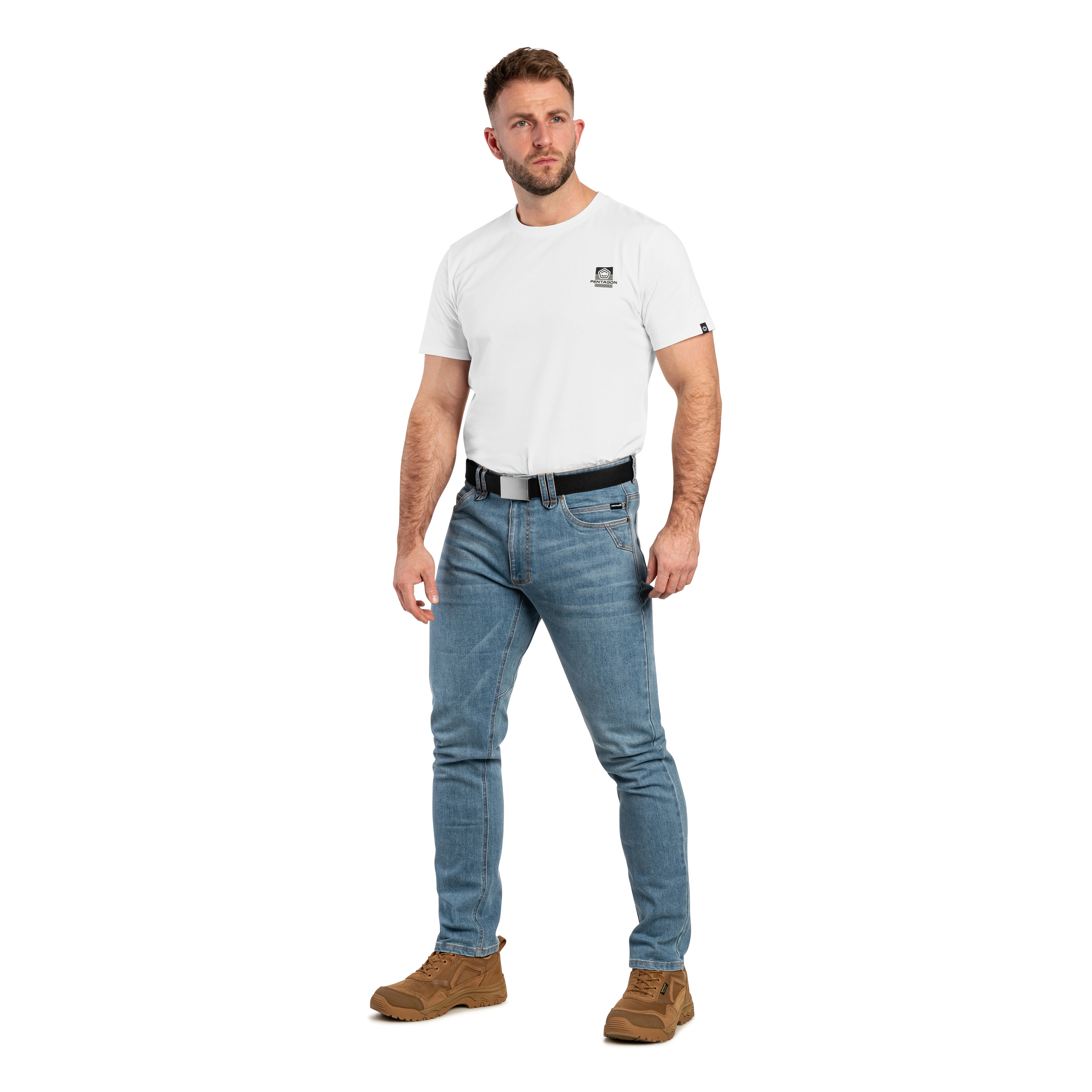 Pantaloni Pentagon Jason Jeans - Light Indigo Blue