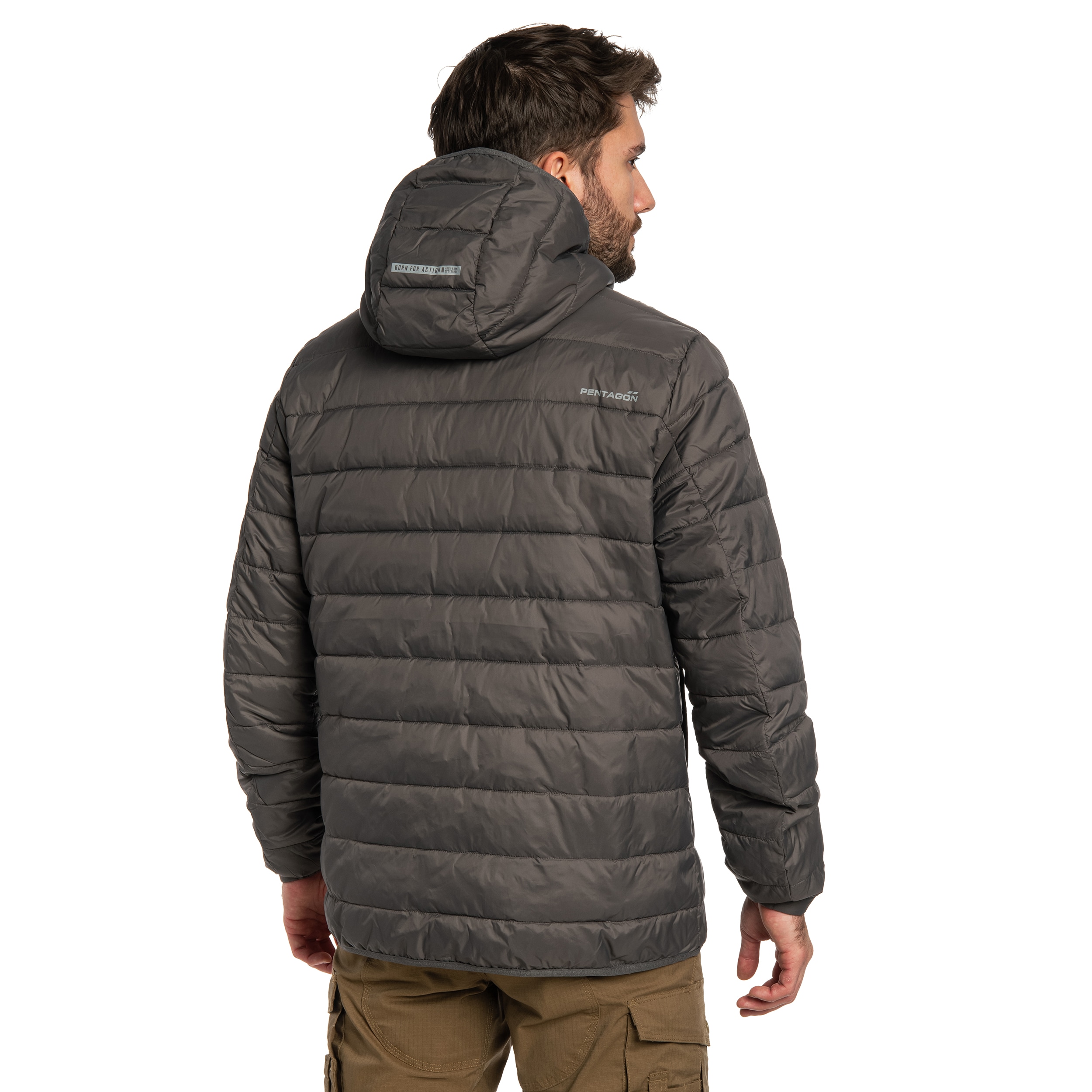 Geacă Pentagon Aurora 2.0 Puffer Hooded - Cinder Grey