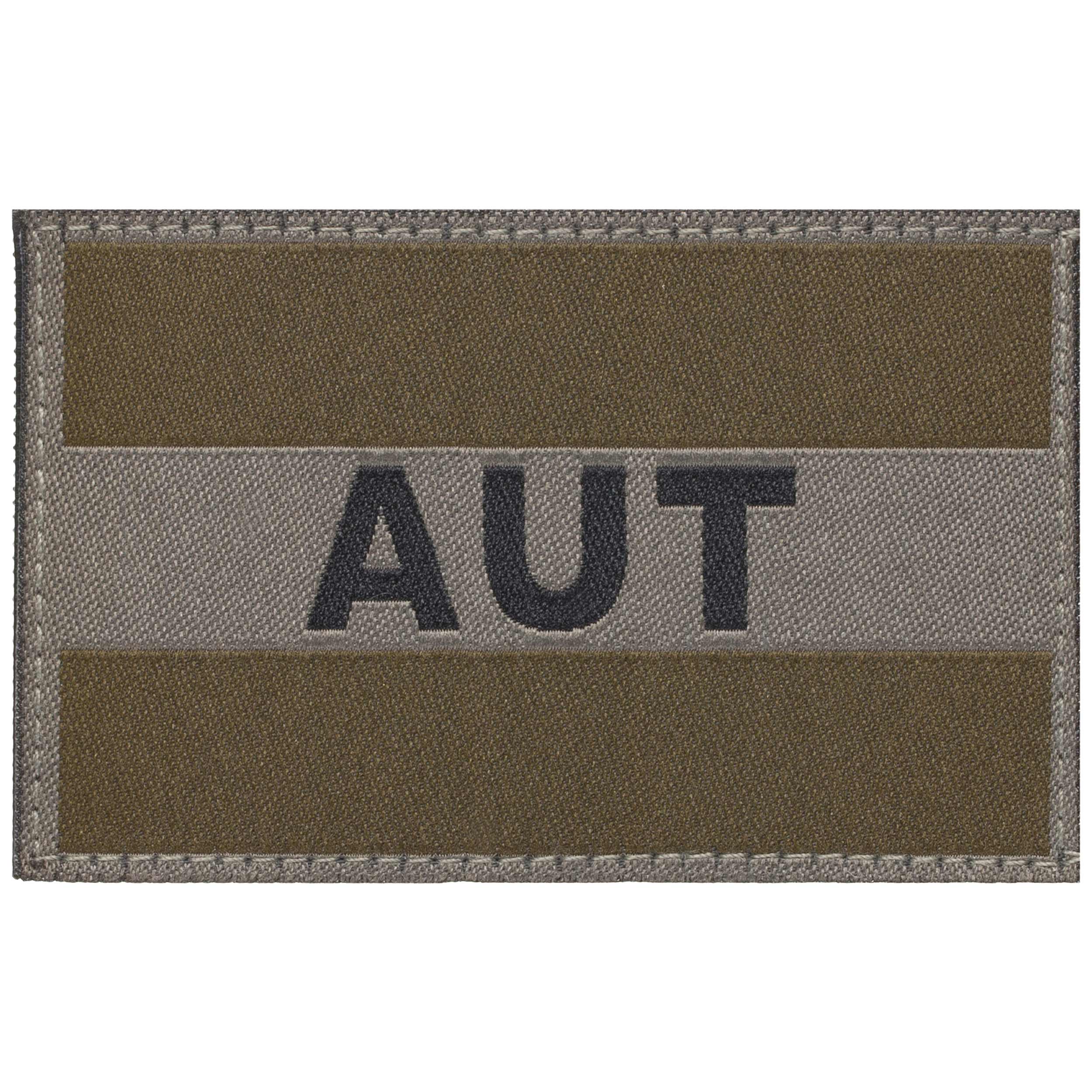 Patch - emblemă Clawgear Steagul Austriei 78 x 50 mm - Verde militar
