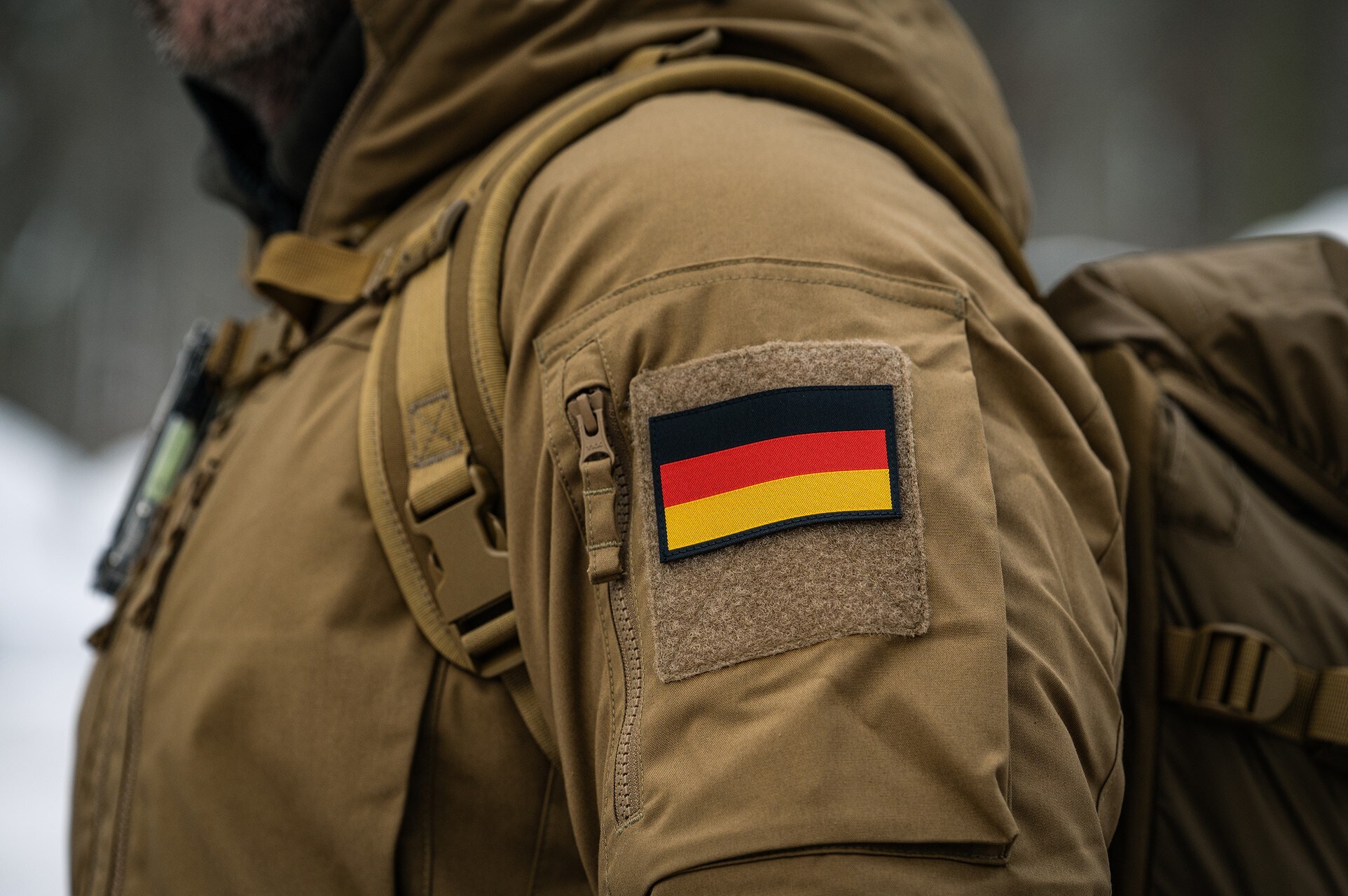 Emblemă Clawgear Steag Germania 76 x 50 mm