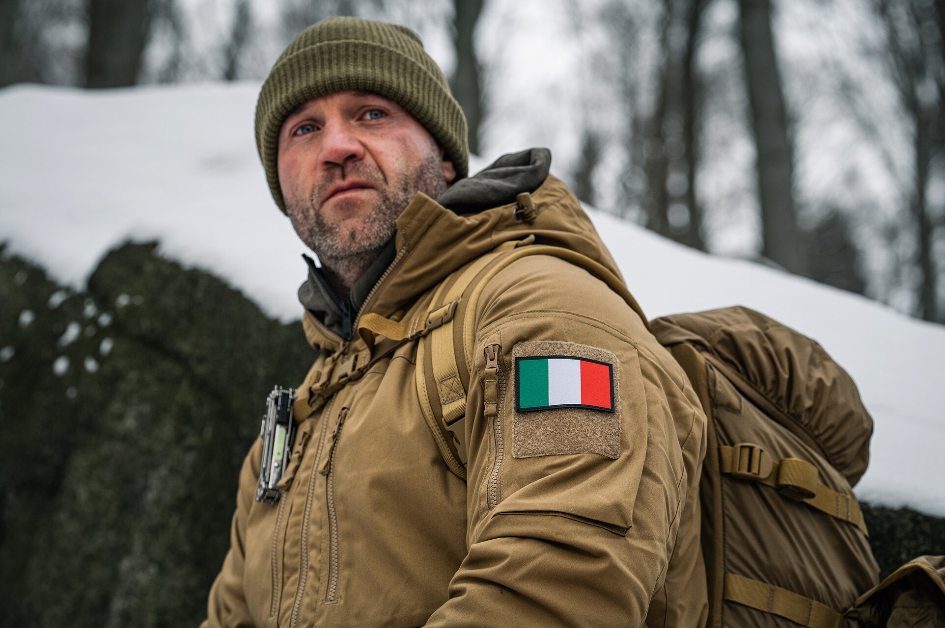 Emblemă Clawgear Steag Italia 76 x 50 mm