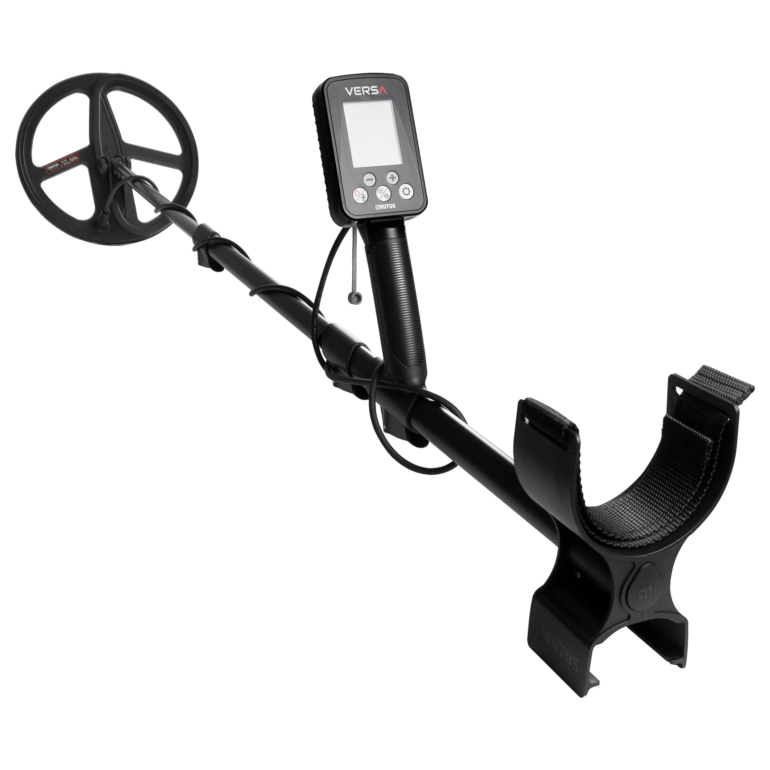 Detector de metale Rutus Versa DD28 + bobină DD 24 cm 4-40 KHZ - set