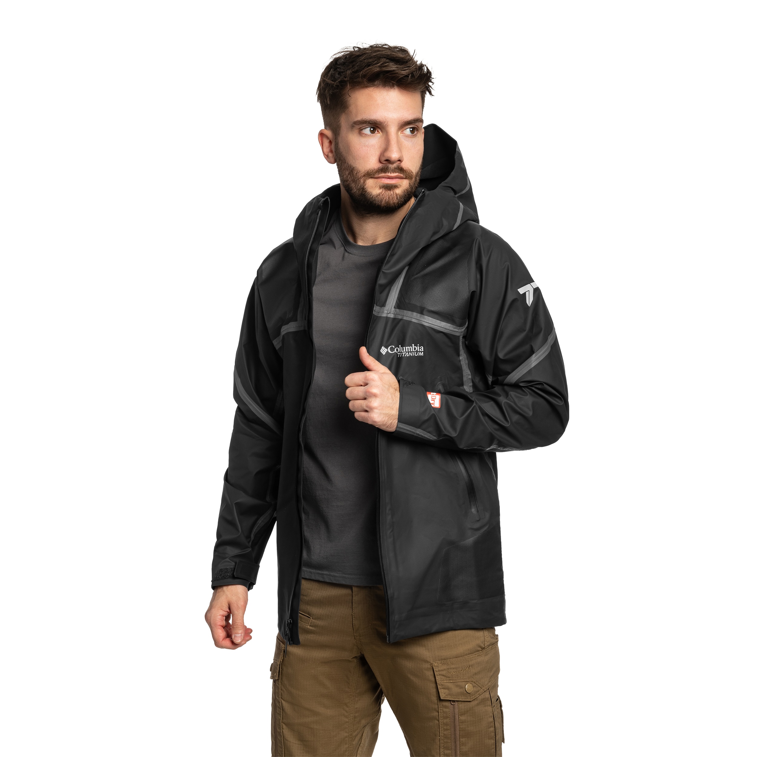 Jachetă Columbia Whistler Peak Shell Titanium - Black