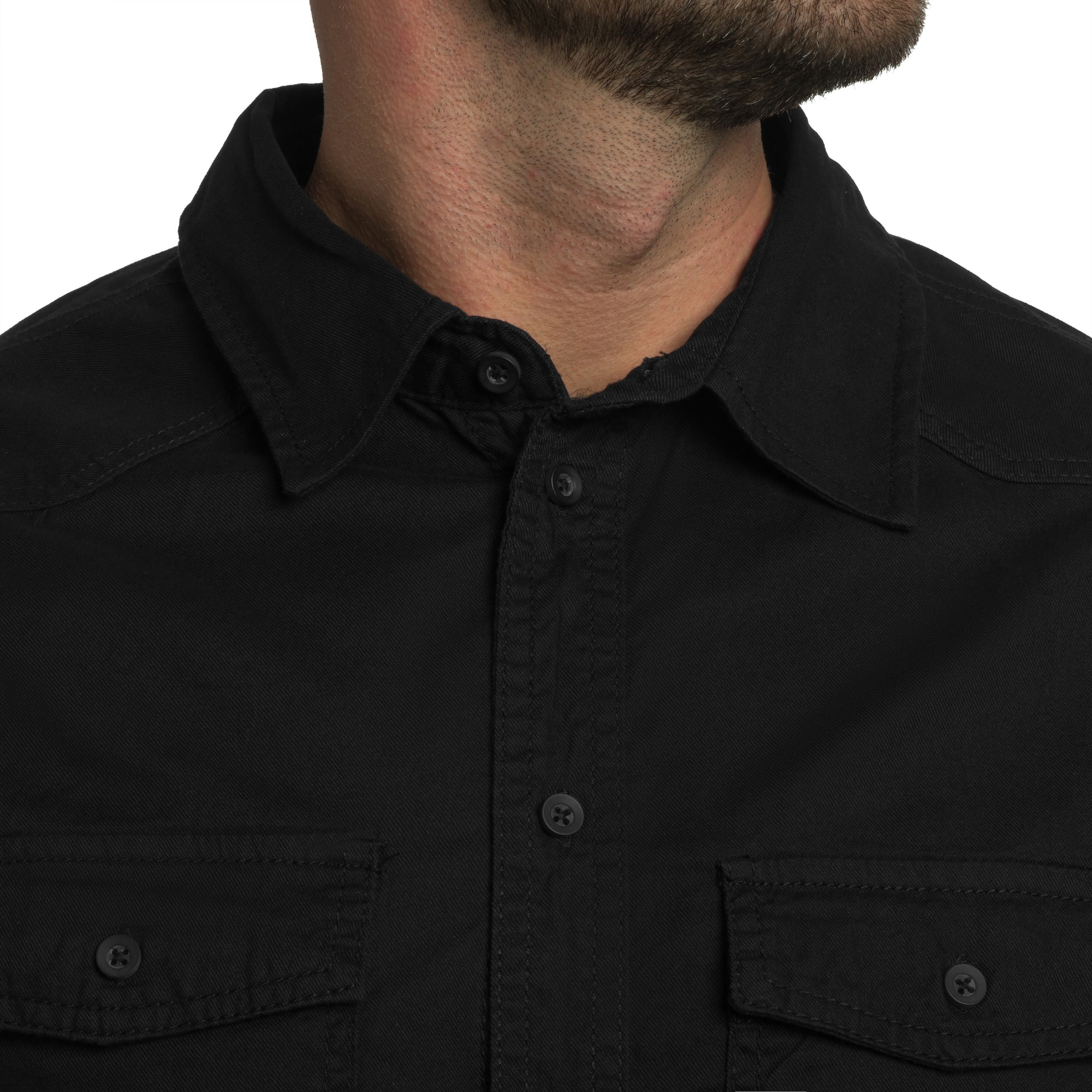 Cămașă Brandit Flannel Shirt Long Sleeve - Black