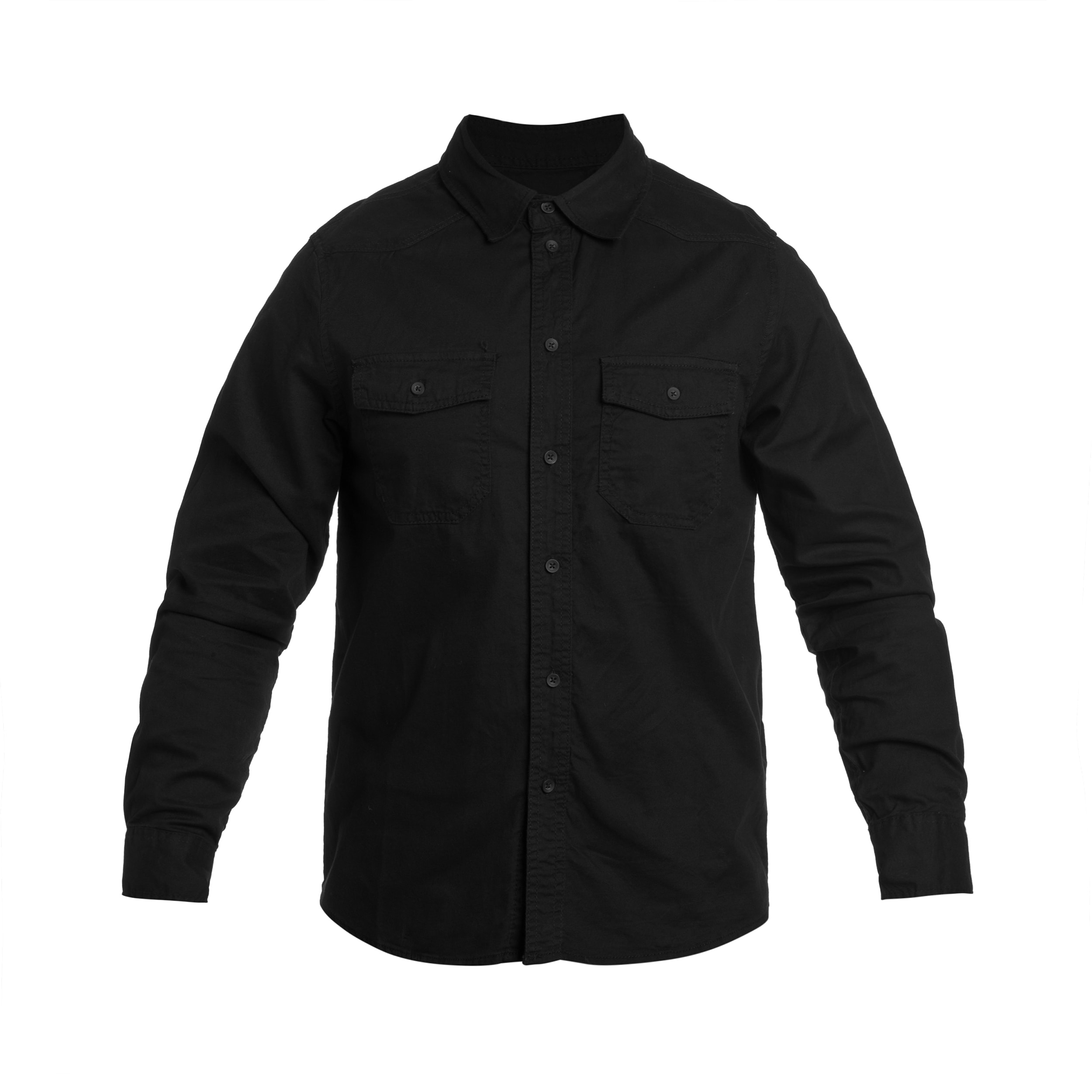 Cămașă Brandit Flannel Shirt Long Sleeve - Black