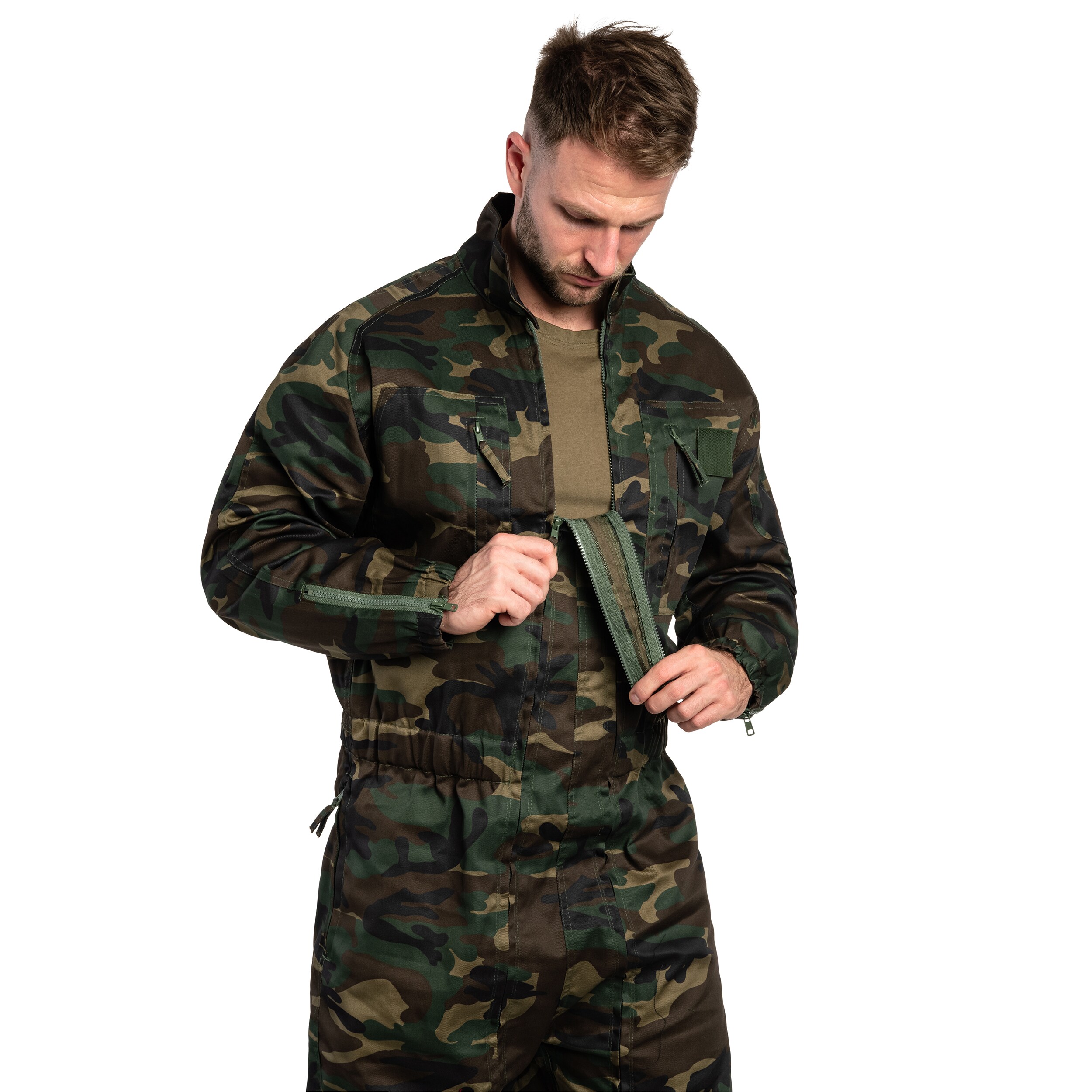 Combinezon Brandit Flight Suit - Woodland