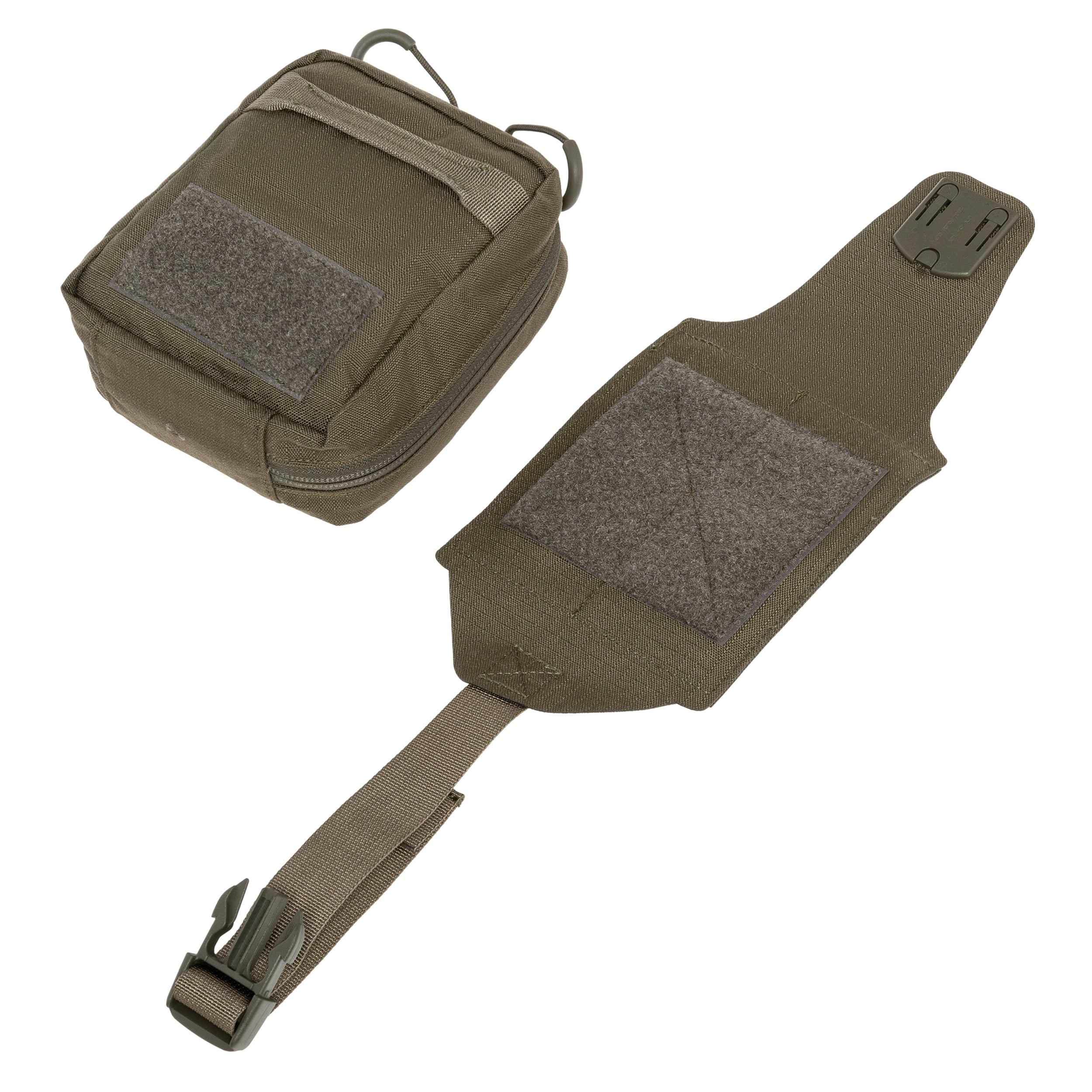 Trusă de prim ajutor cu velcro Eberlestock Rip-Away Small - Military Green