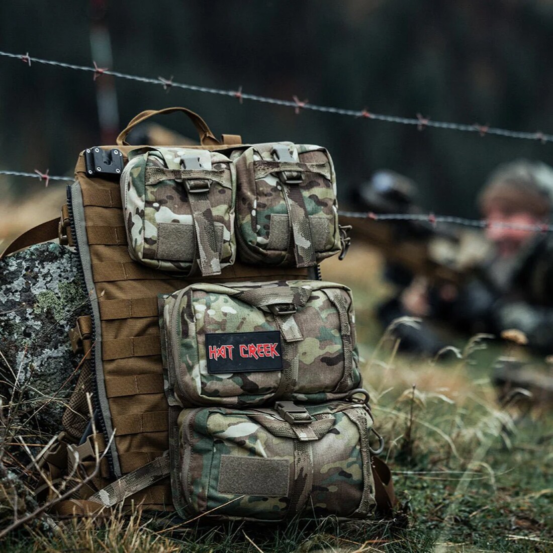 Trusă de prim ajutor cu velcro Eberlestock Rip-Away Small - MultiCam