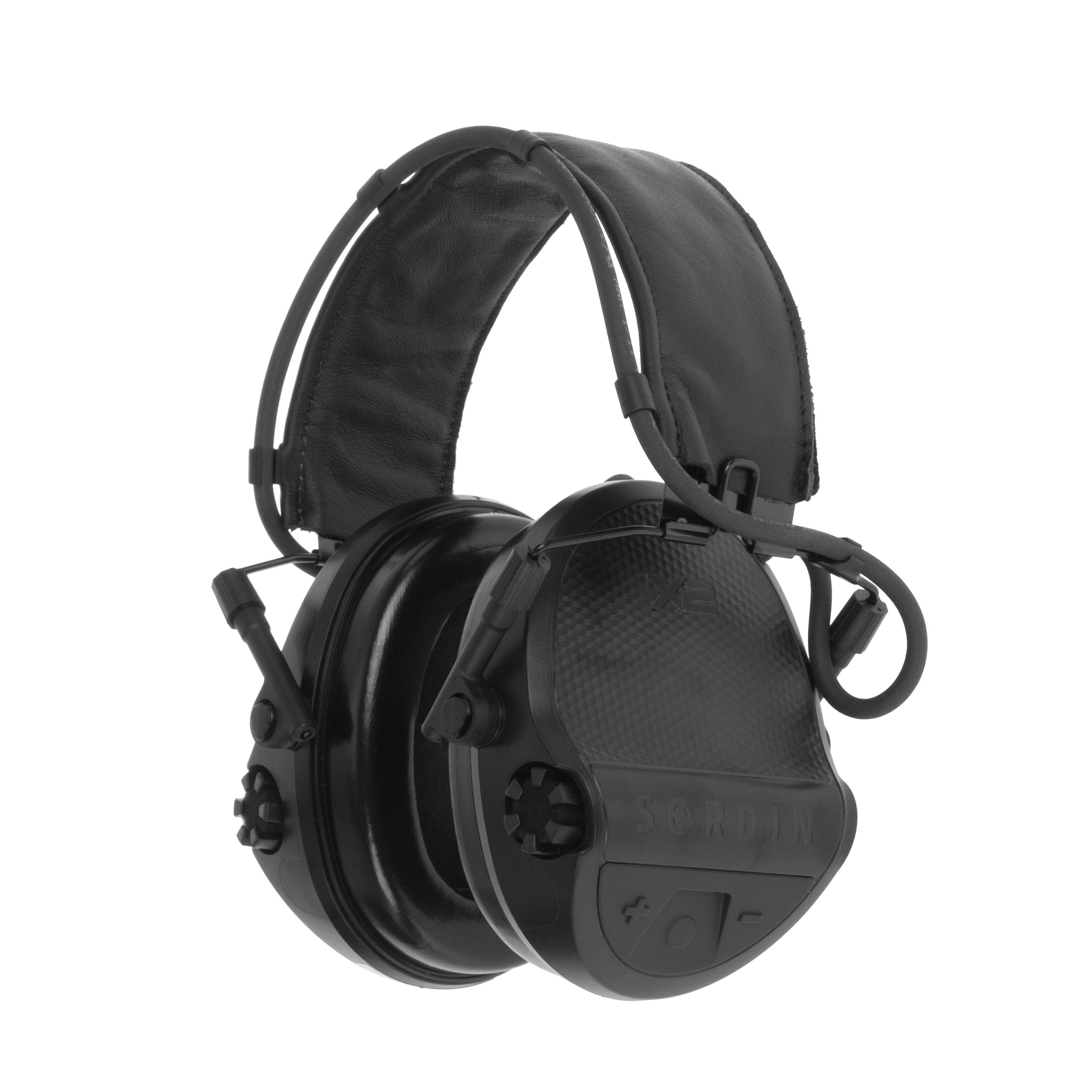 Protecție auditivă activă Sordin Supreme X2 Memoryfoam Headband - Black