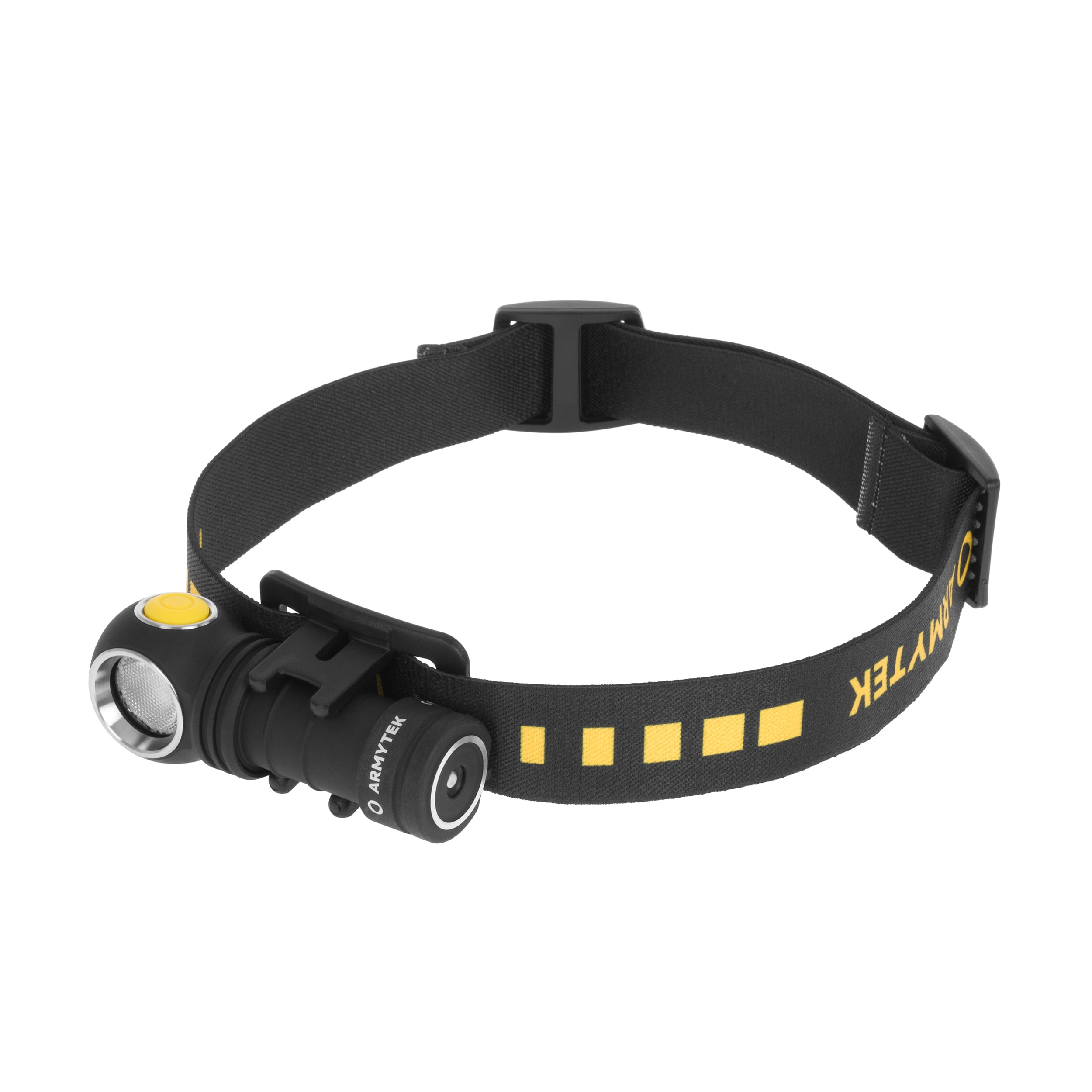 Lanternă frontală și unghiulară Armytek Wizard C1 Pro Magnet USB Yellow PCB - 930 lumeni