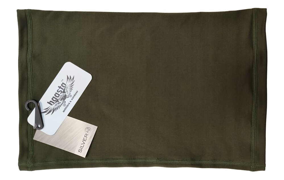 Eșarfă de protecție termoactivă Haasta drapată - Dark Green