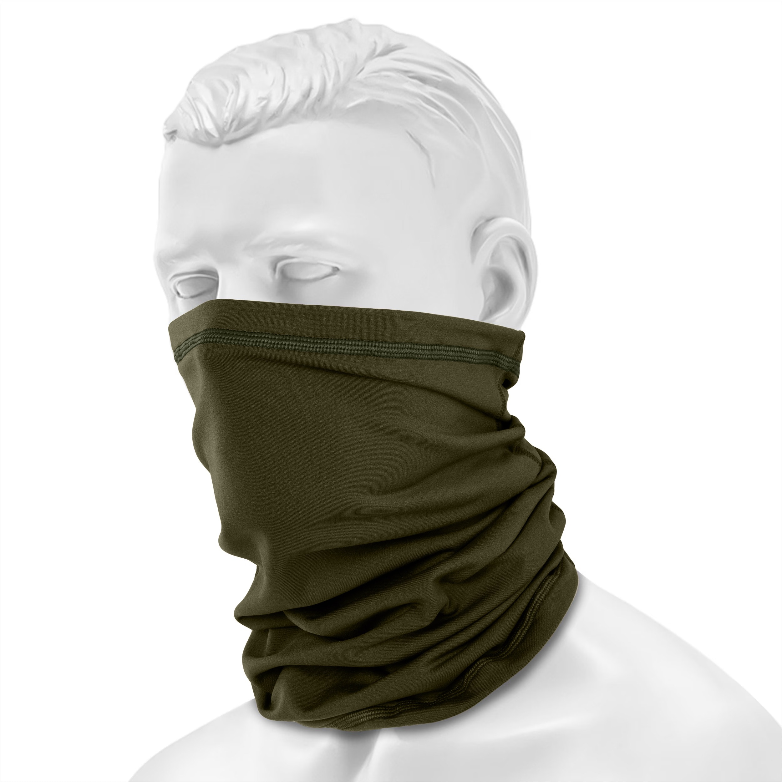 Eșarfă de protecție termoactivă Haasta drapată - Dark Green