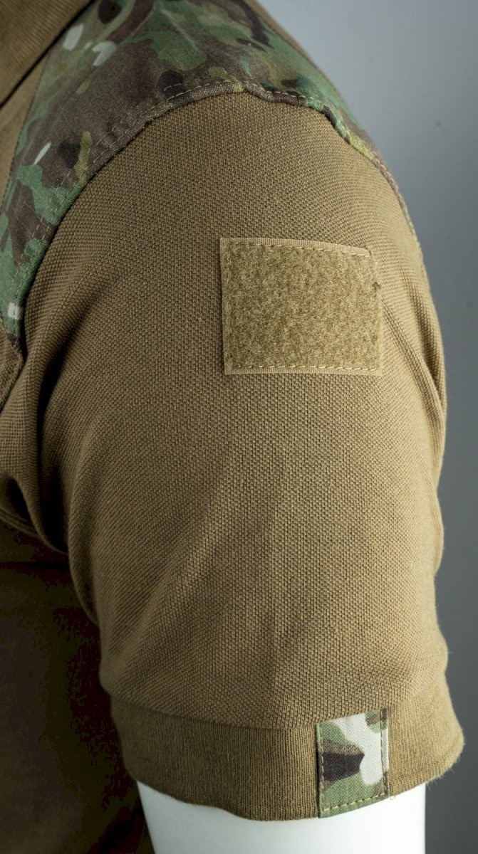 Tricou polo Texar WP - Coyote/Arid MC Camo