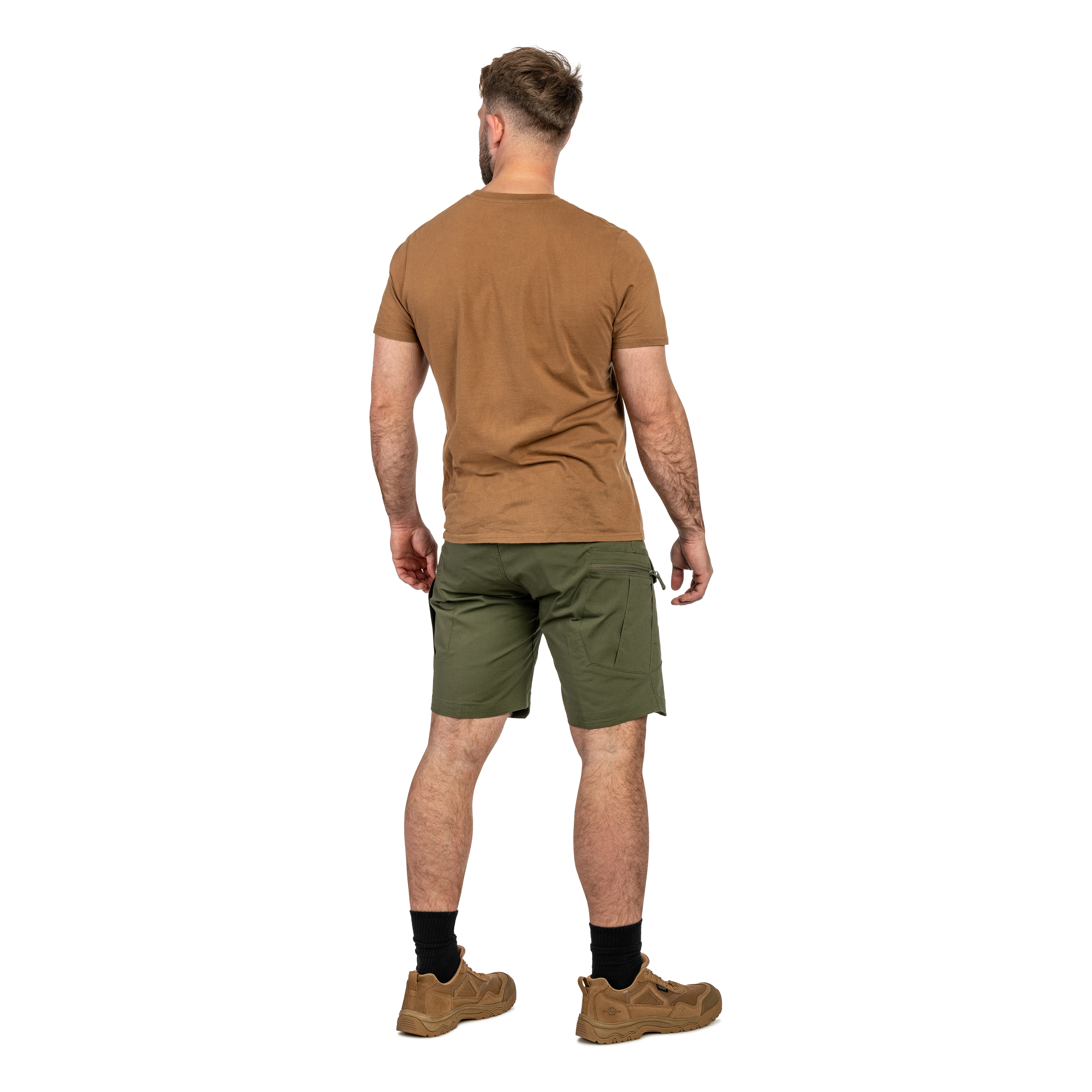 Pantaloni scurți UTS PolyCotton Stretch Rip-Stop 8,5'' - Olive Green