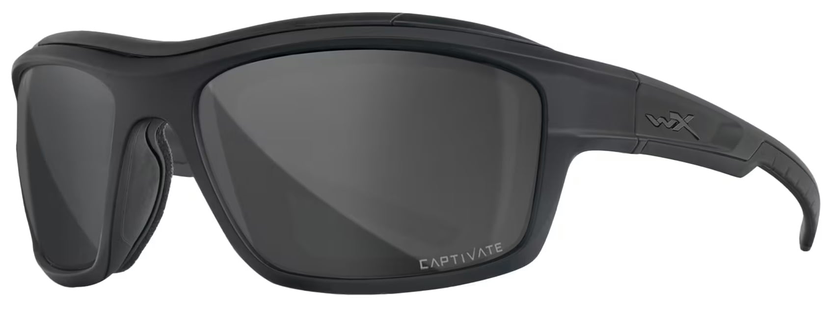 Ochelari tactici Wiley X Ozone - Captivate Polarized Grey/Matte Black + Anti-Fog Cleaner Kit - set