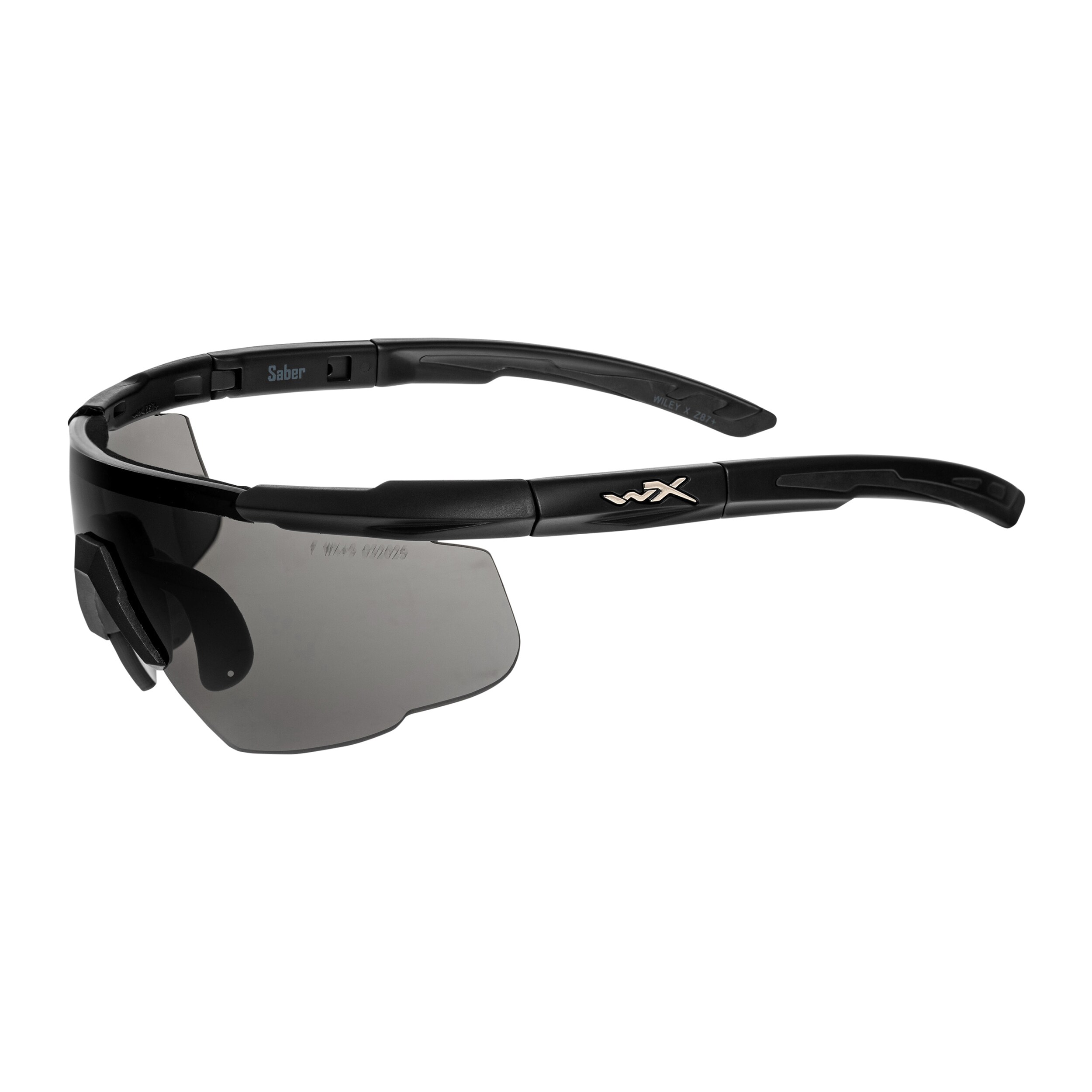 Ochelari tactici Wiley X Saber Advanced 2in1 - Grey/Clear/Matte Black + Anti-Fog Cleaner Kit - set