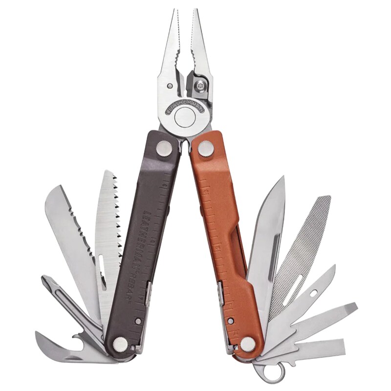 Multitool Leatherman Rebar Burnt Sienna cu toc