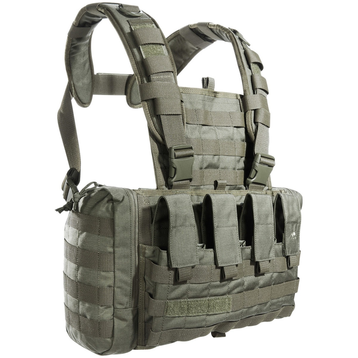 Vestă tactică Tasmanian Tiger Chest Rig MK II IRR - Stone Grey Olive