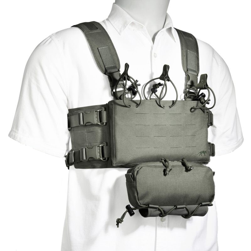 Vestă tactică Tasmanian Tiger Small Combi RIG IRR - Stone Grey