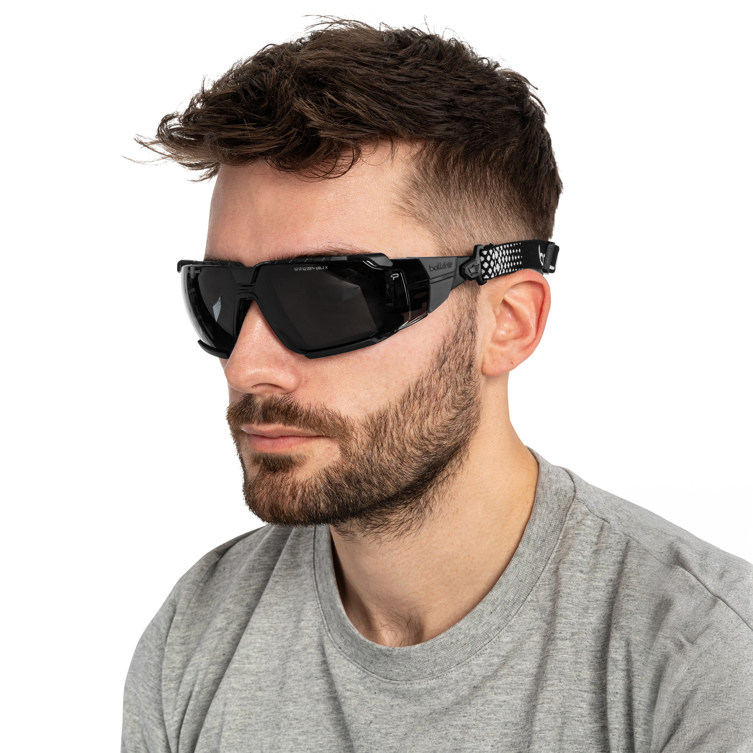 Ochelari tactici Bolle Rush+ 2.0 XP - Smoke/Black/Grey