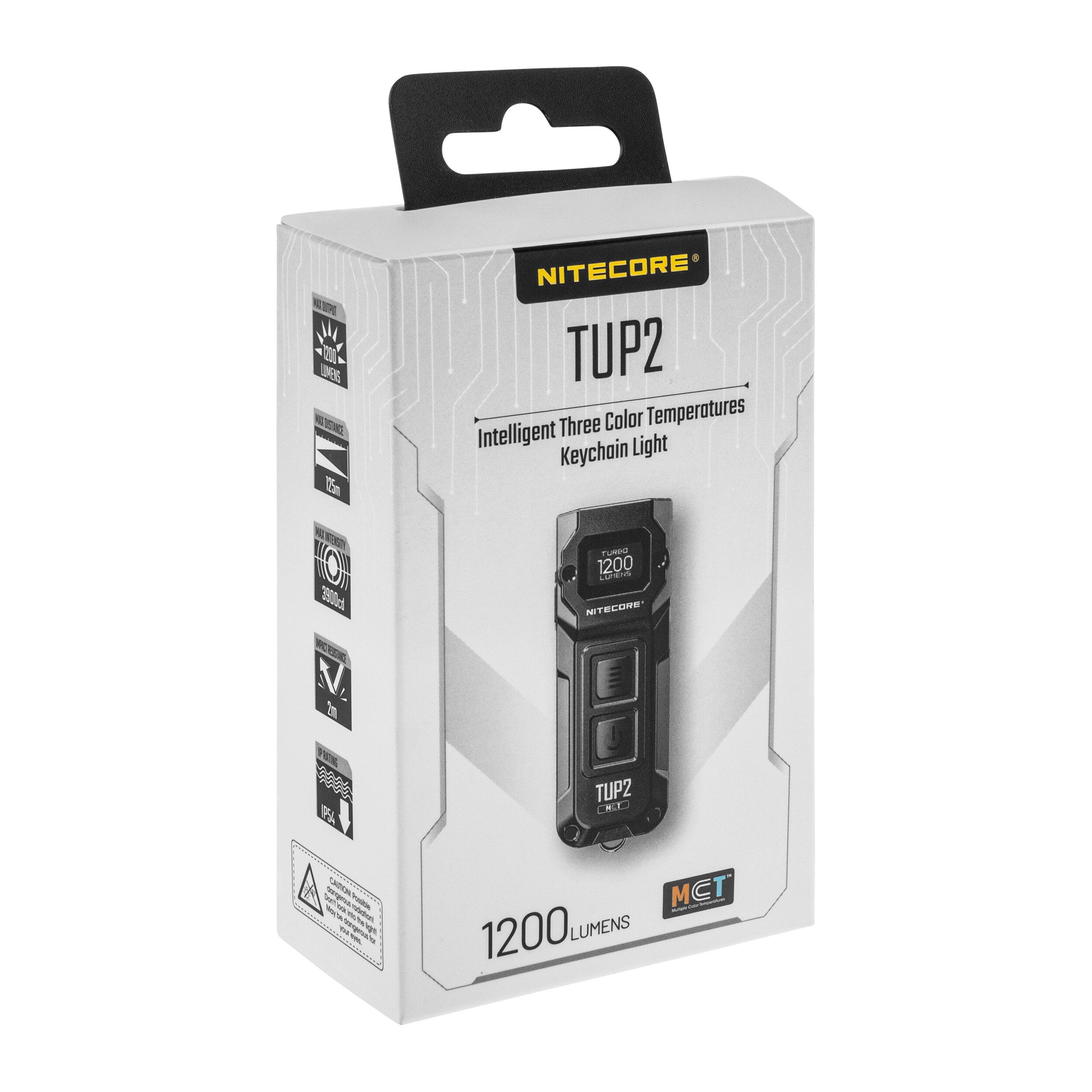 Lanternă Nitecore TUP2 Black - 1200 lumeni