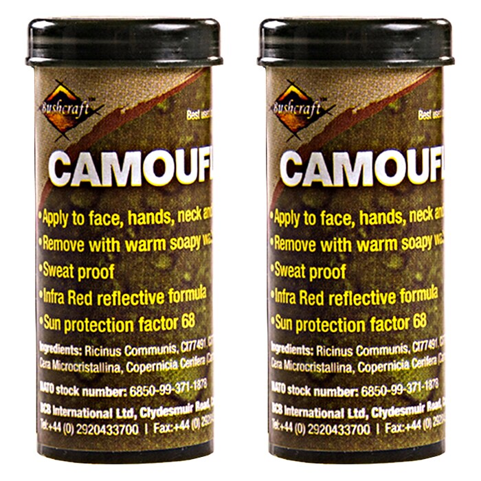 Vopsea pentru camuflaj BCB Bushcraft 2 x 30 g - Green/Brown, Green/Black