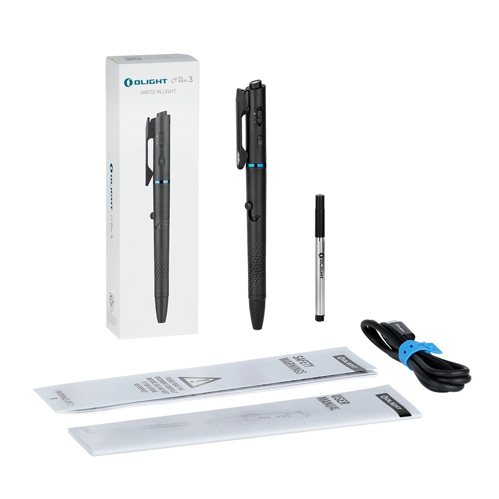 Lanternă tip pix Olight O'Pen 3 Black - 120 lumeni