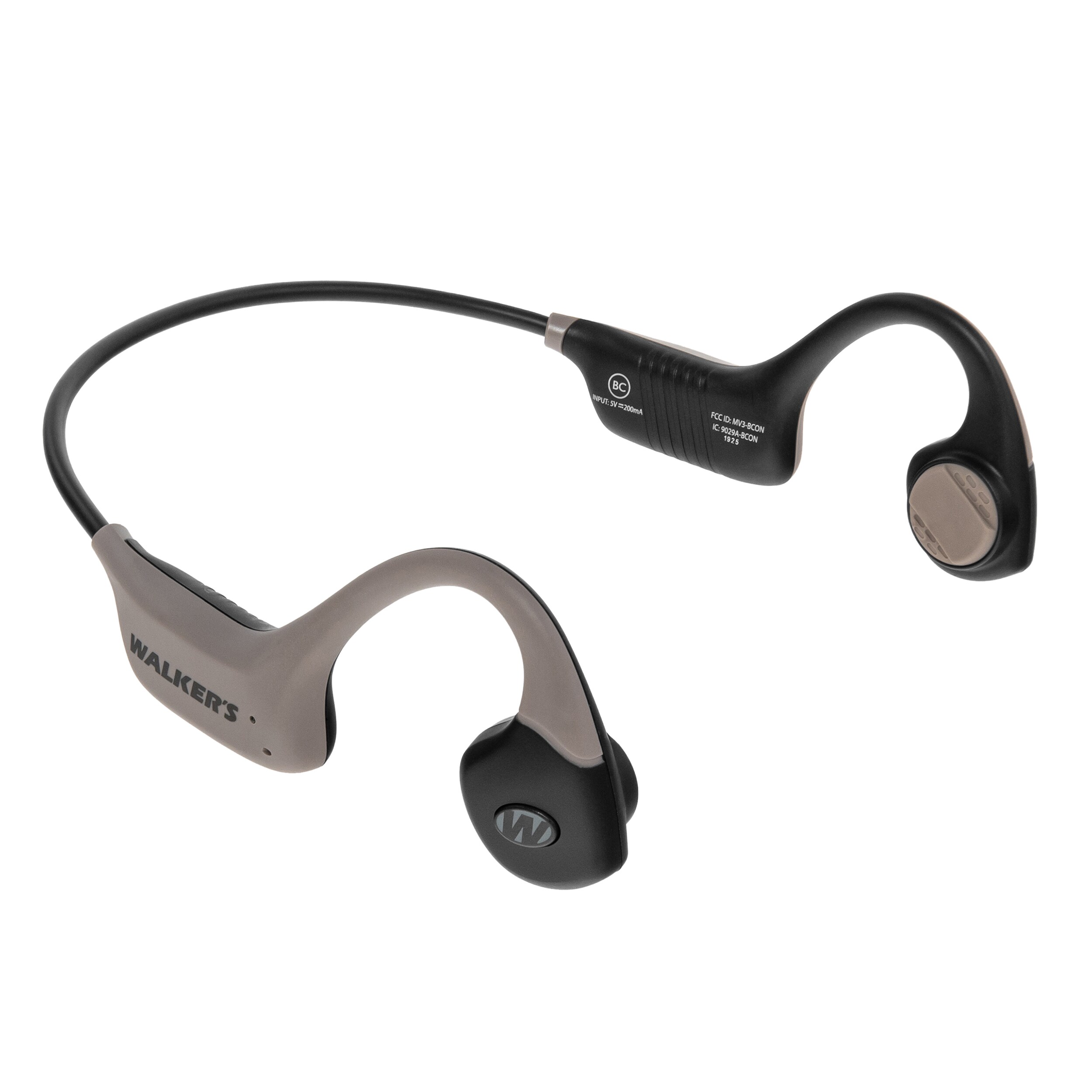 Protecție auditivă activă Walker's Raptor Bone Conduction Earbuds - Tan