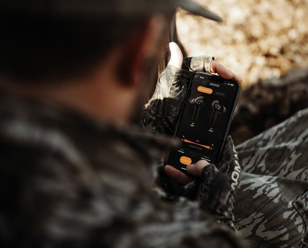 Protecție auditivă activă Walker's Disrupter Bluetooth - Black