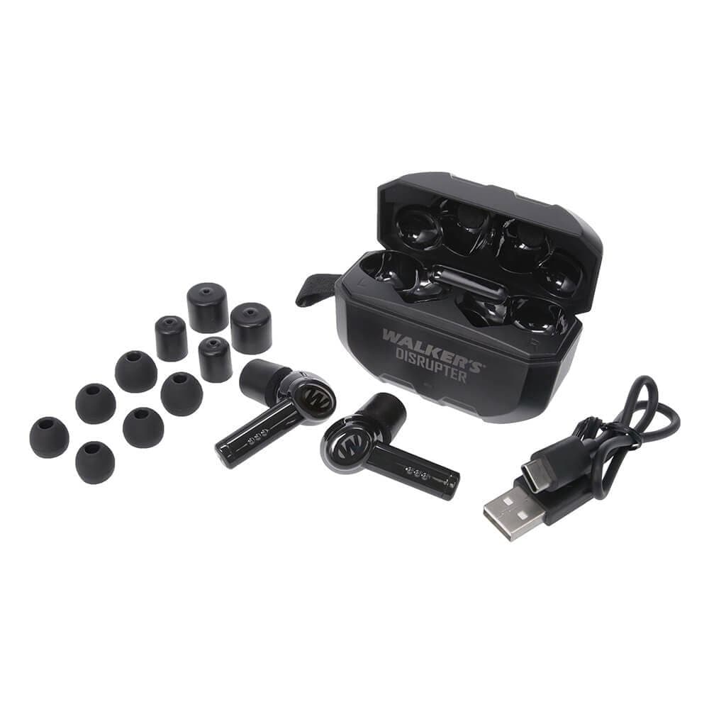 Protecție auditivă activă Walker's Disrupter Bluetooth - Black