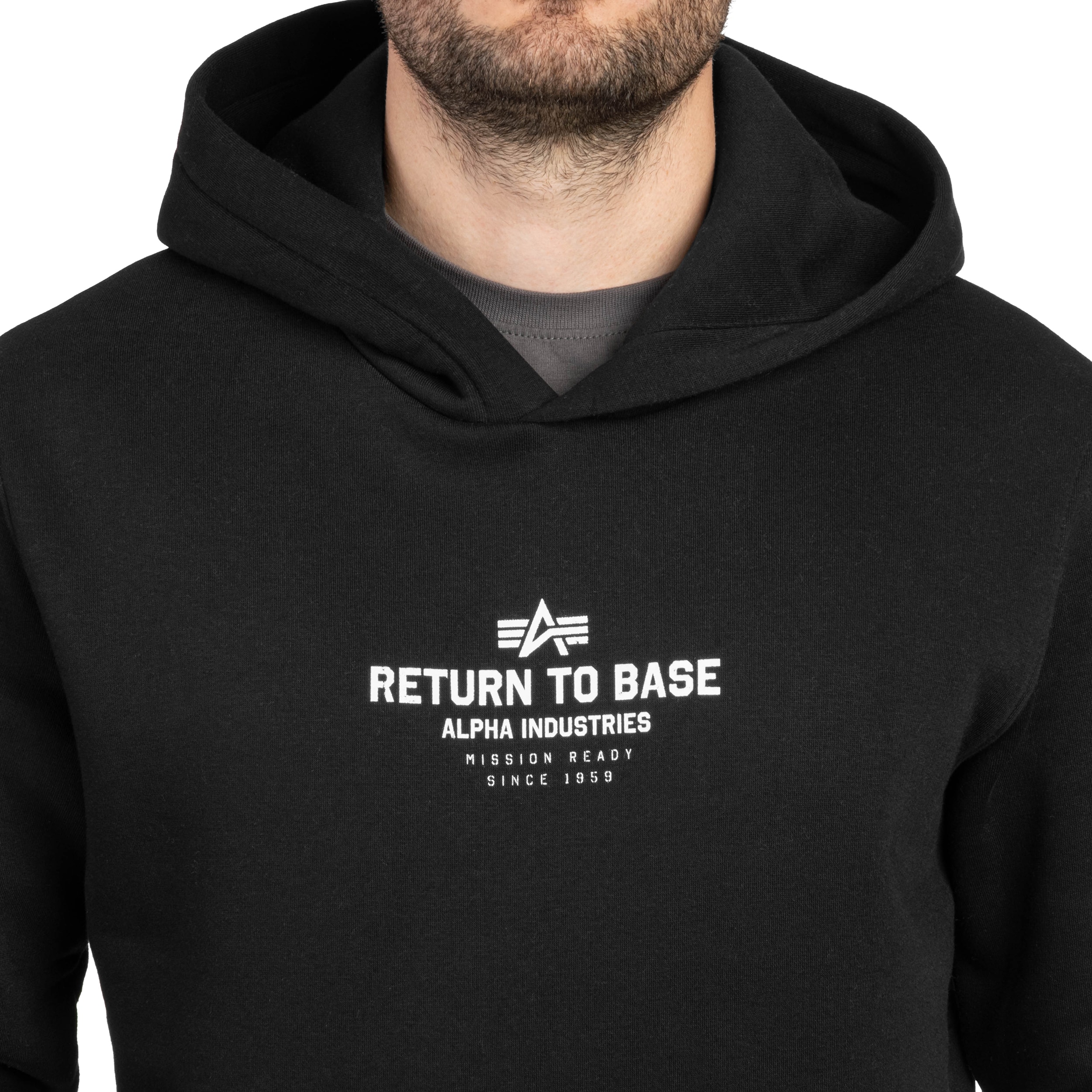 Bluză Alpha Industries Return To Base - Black