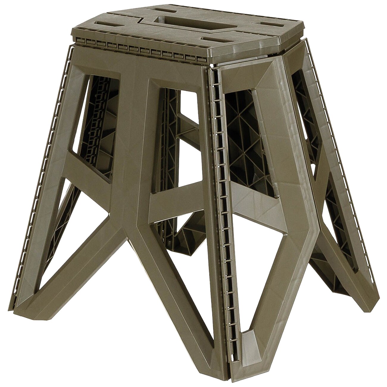 Scaun turistic pliabil MFH Fox Outdoor Camping Stool 40 cm - Olive
